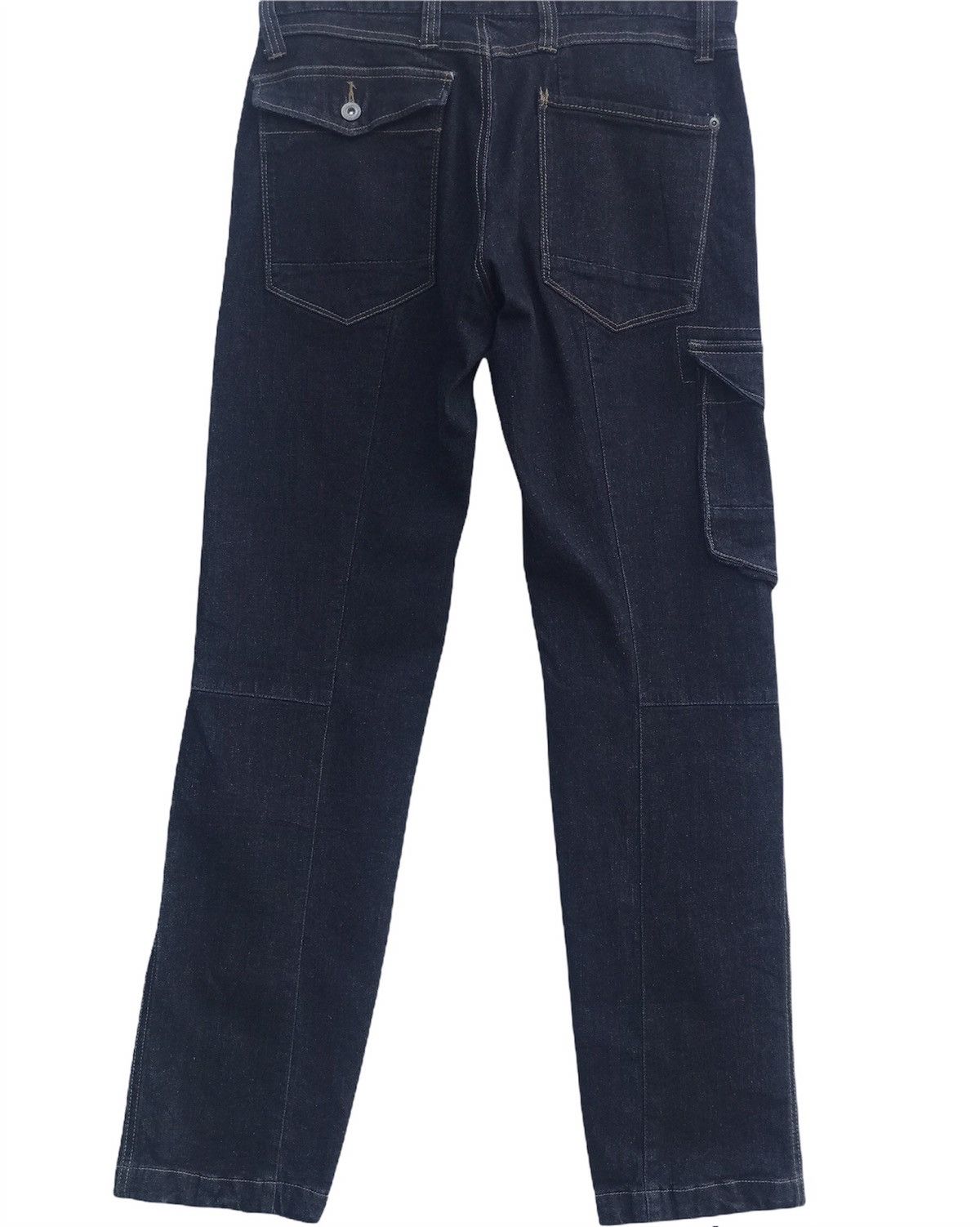 Japanese Brand Denim Jeans Cargo Stretchable Slim Fit Size US 31 - 5 Thumbnail