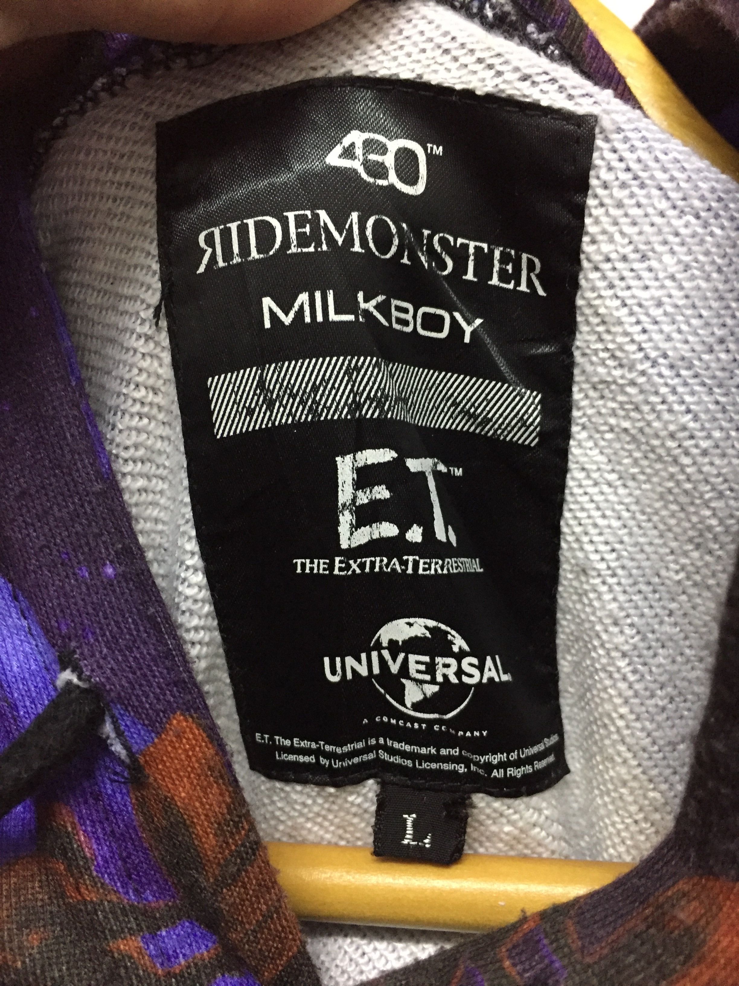 Japanese Brand AW16 MILKBOY x ET Cyberpunk oversize print hoodie Size US L / EU 52-54 / 3 - 10 Thumbnail