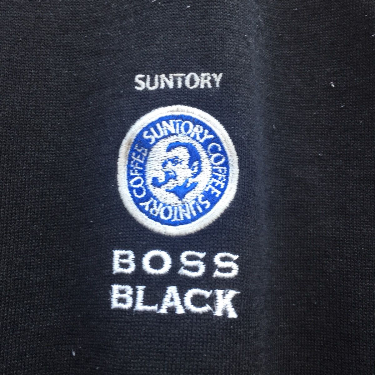 Japanese Brand × Vintage Vintage Japanese Brand Suntory Boss Black Hoodie Size US L / EU 52-54 / 3 - 5 Thumbnail