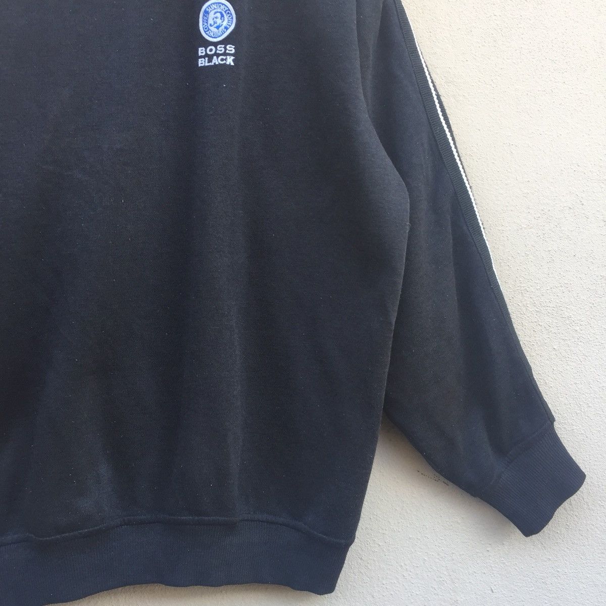 Japanese Brand × Vintage Vintage Japanese Brand Suntory Boss Black Hoodie Size US L / EU 52-54 / 3 - 3 Thumbnail