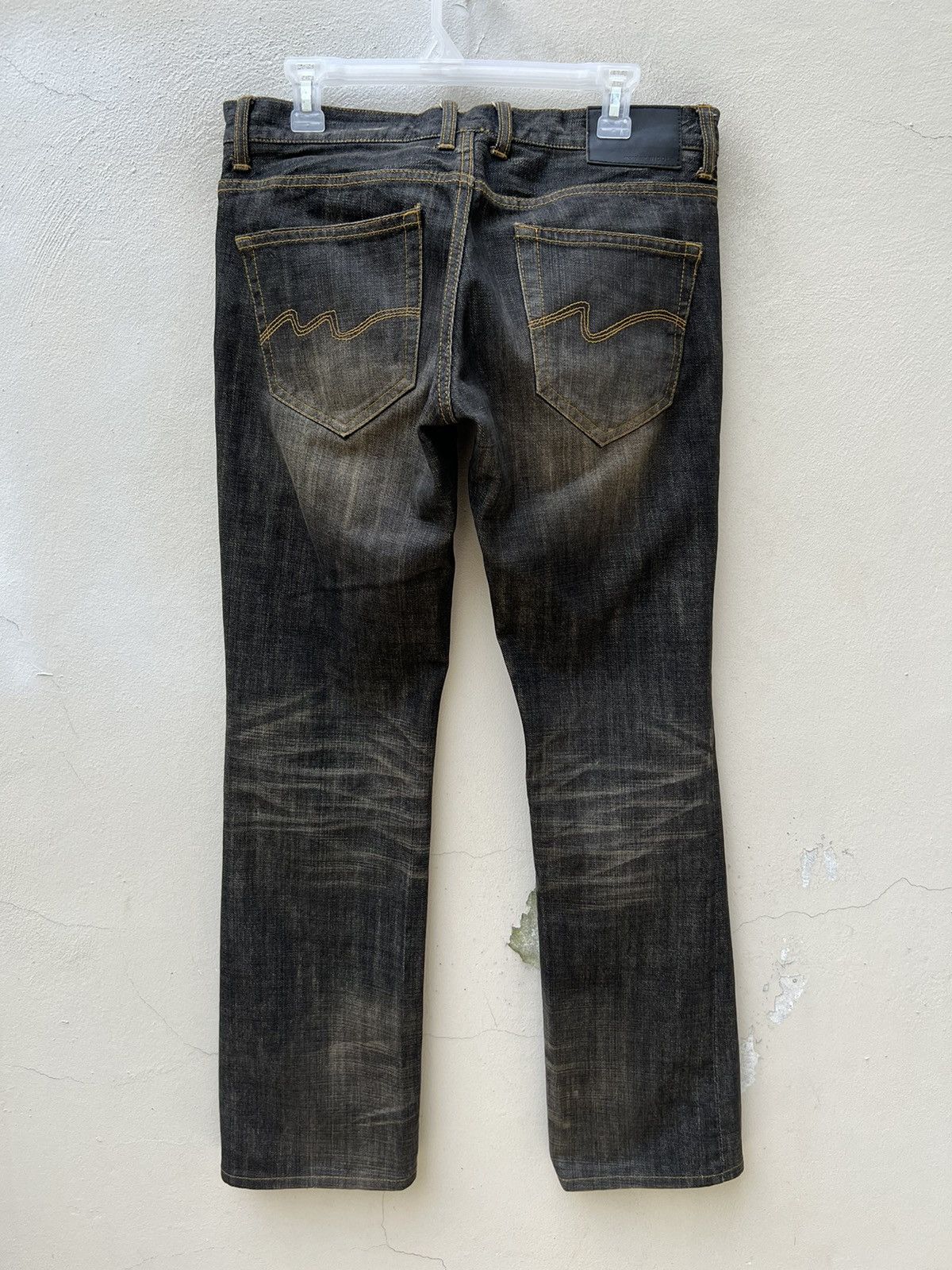 Nicole Club Vintage Monsieur Nicole Distress Mud Denim Jeans Size US 30 / EU 46 - 14 Thumbnail