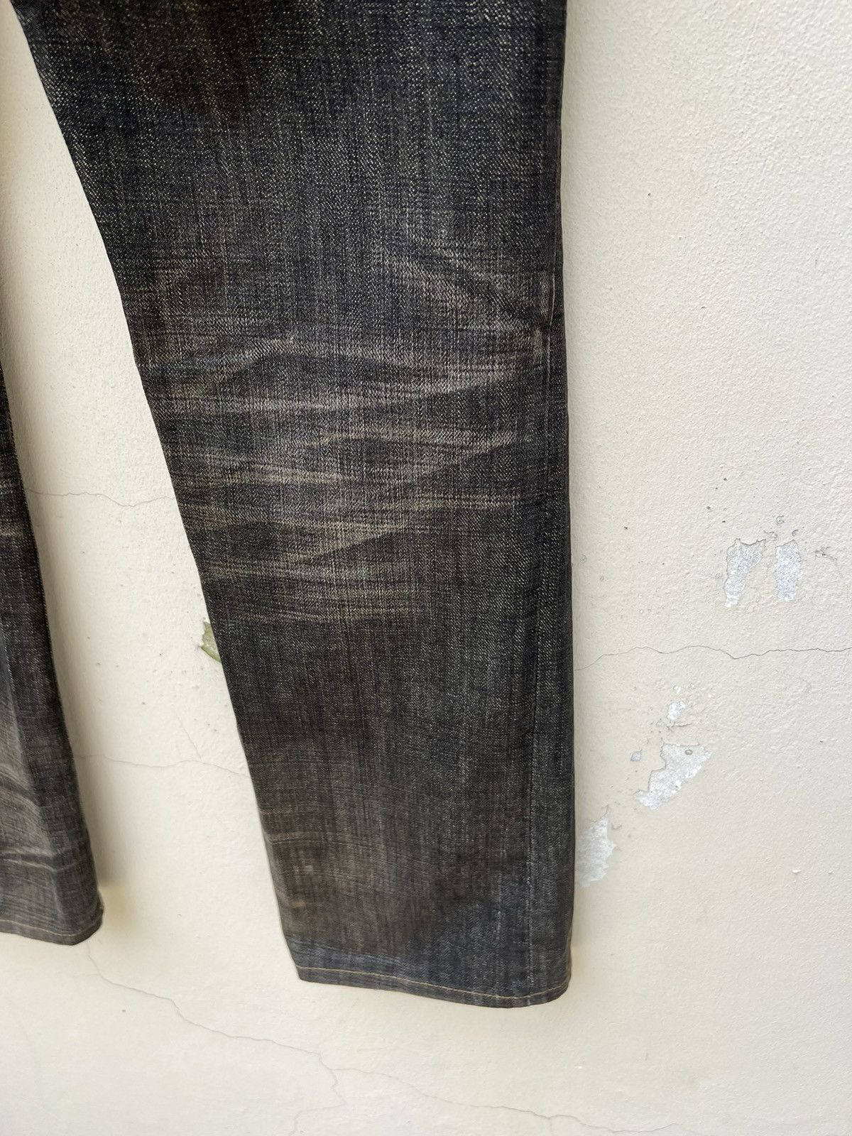 Nicole Club Vintage Monsieur Nicole Distress Mud Denim Jeans Size US 30 / EU 46 - 18 Thumbnail