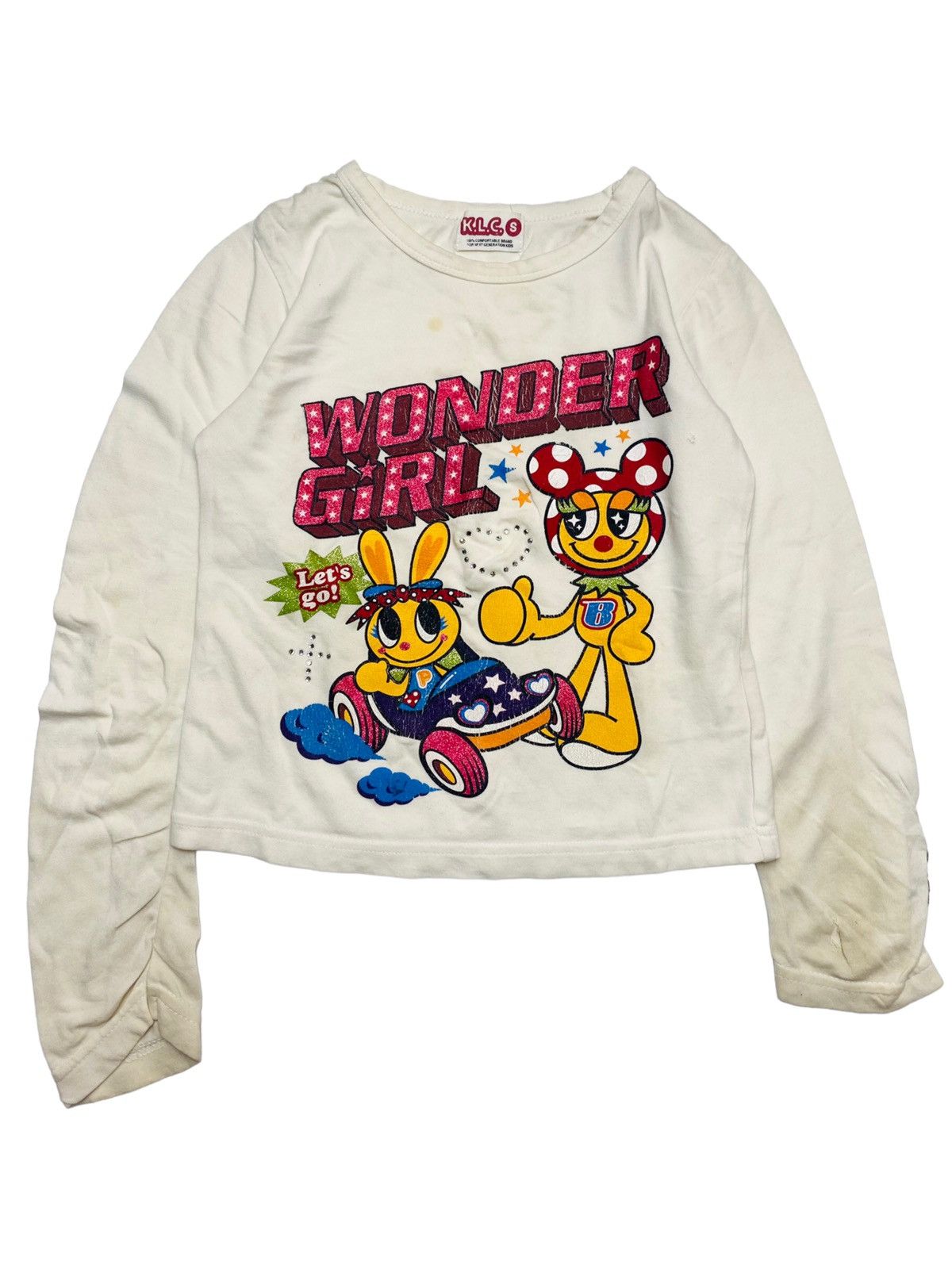 Hysteric Glamour 2000s K.L.C - Wonder Girl Baby Tee Size XXS / US 00 / IT 34 - 1 Thumbnail