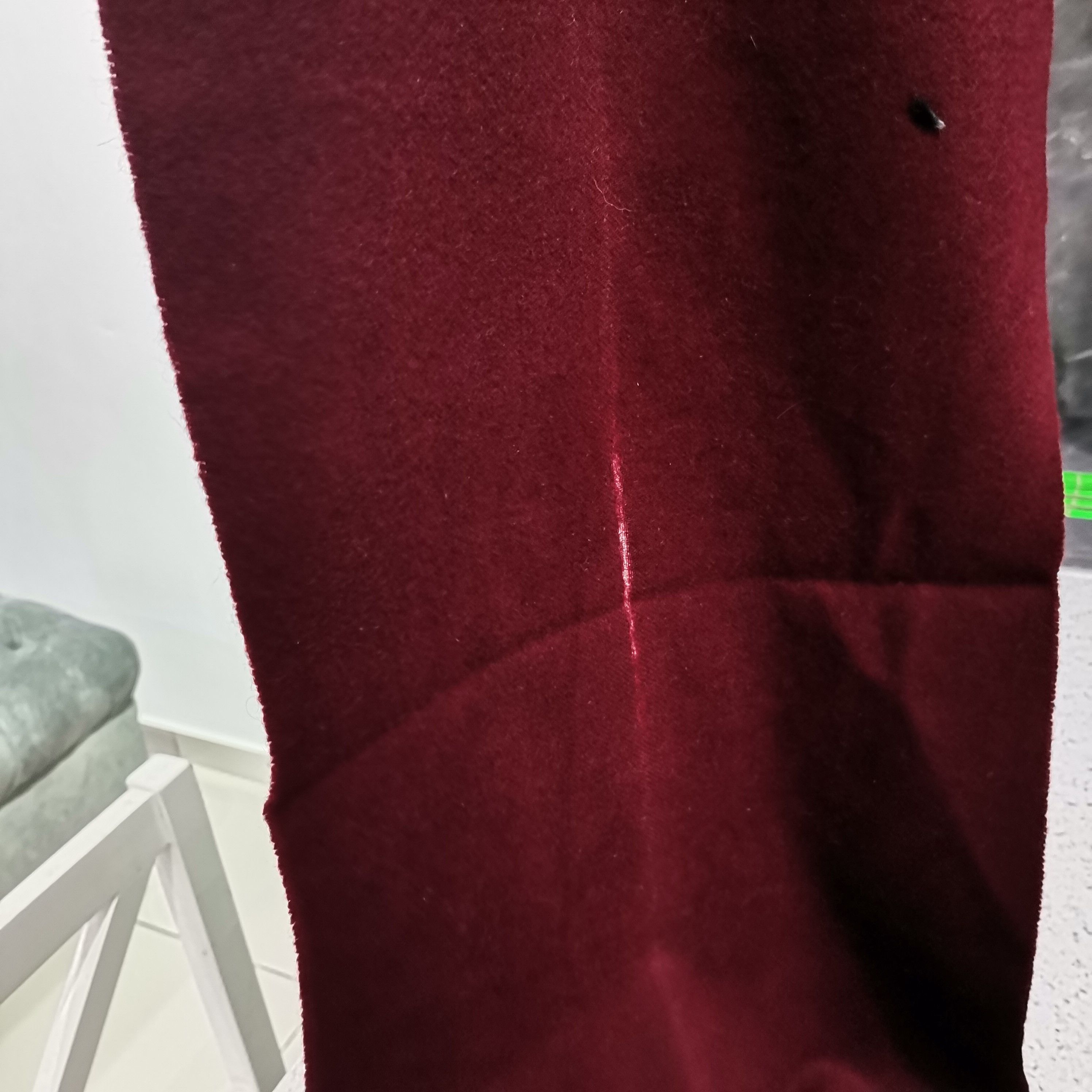 Burberry × Vintage Plain Red Vintage Burberry Cashmere Scarf Size ONE SIZE - 5 Thumbnail
