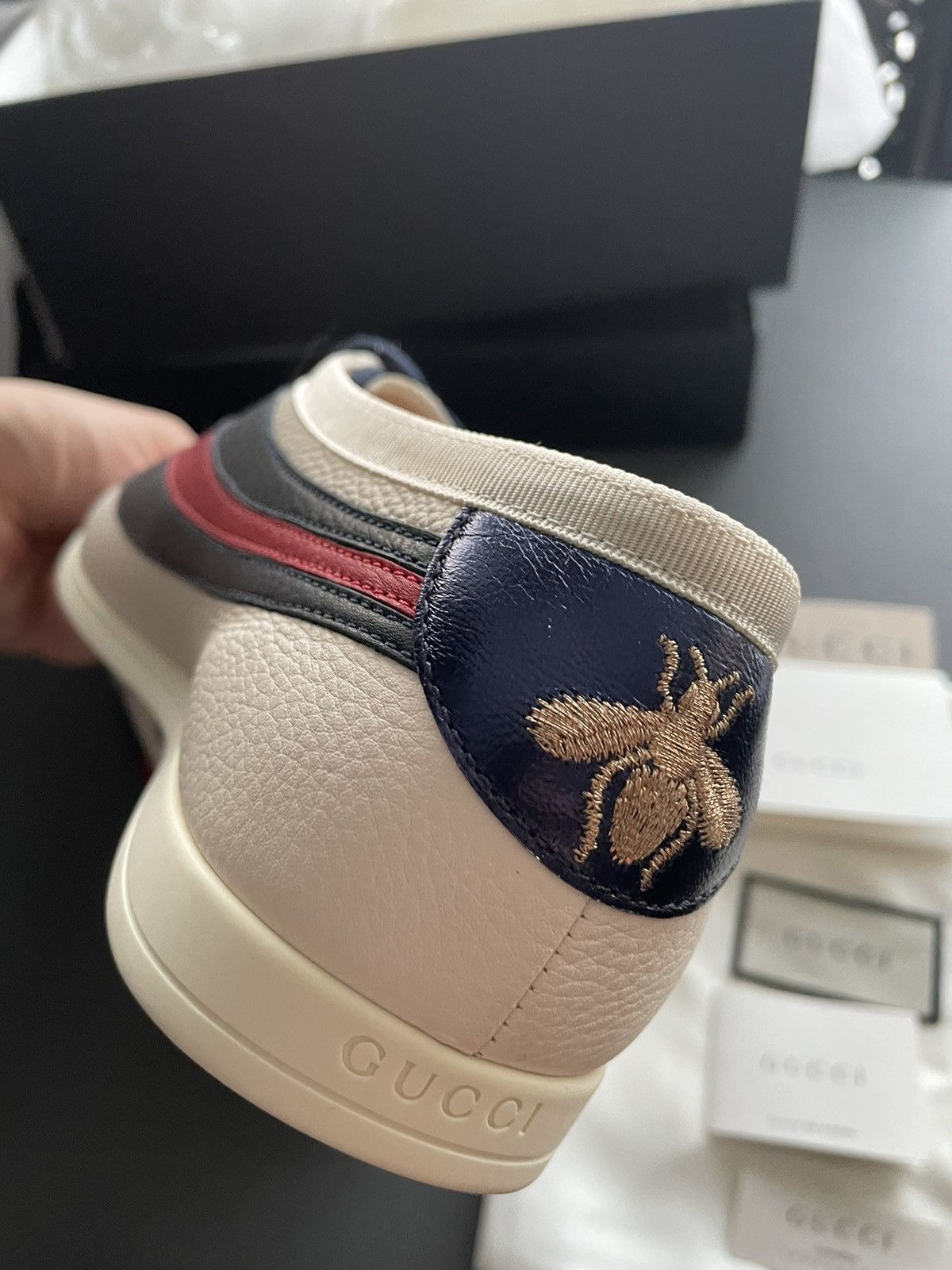 Gucci Limited Brand New Super Runway Iconic Leather Hebron Sneaker Size US 8 / EU 41 - 5 Thumbnail