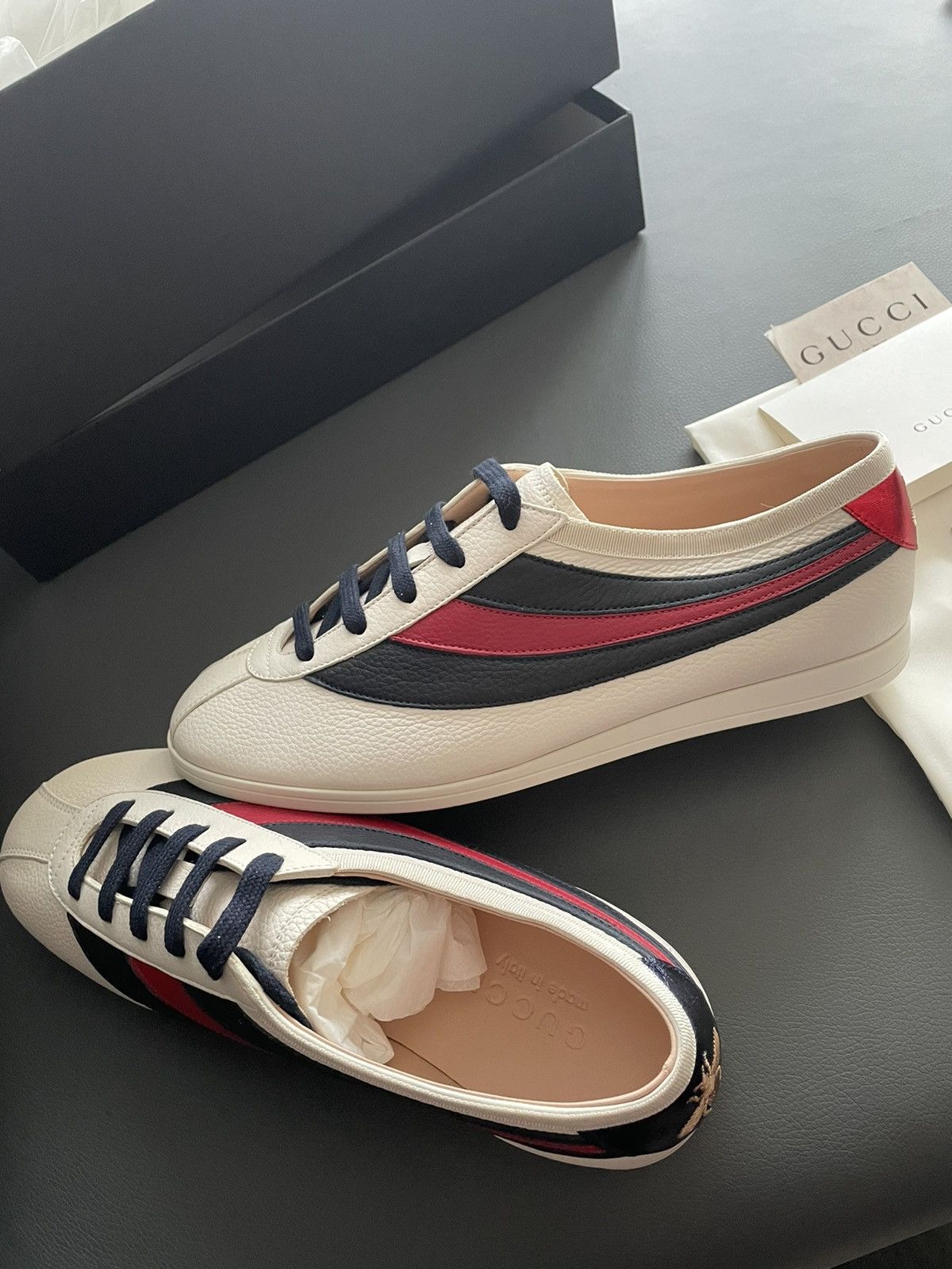 Gucci Limited Brand New Super Runway Iconic Leather Hebron Sneaker Size US 8 / EU 41 - 21 Thumbnail