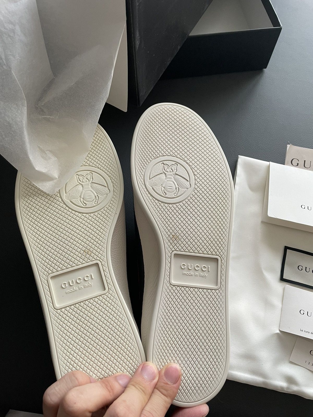 Gucci Limited Brand New Super Runway Iconic Leather Hebron Sneaker Size US 8 / EU 41 - 9 Thumbnail