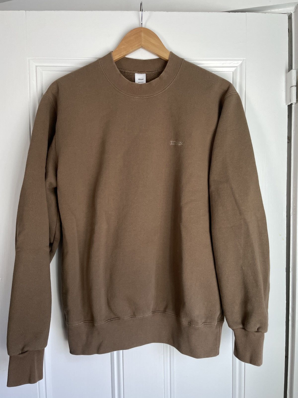 image of Jjjjound Brown Crewneck Large, Men's