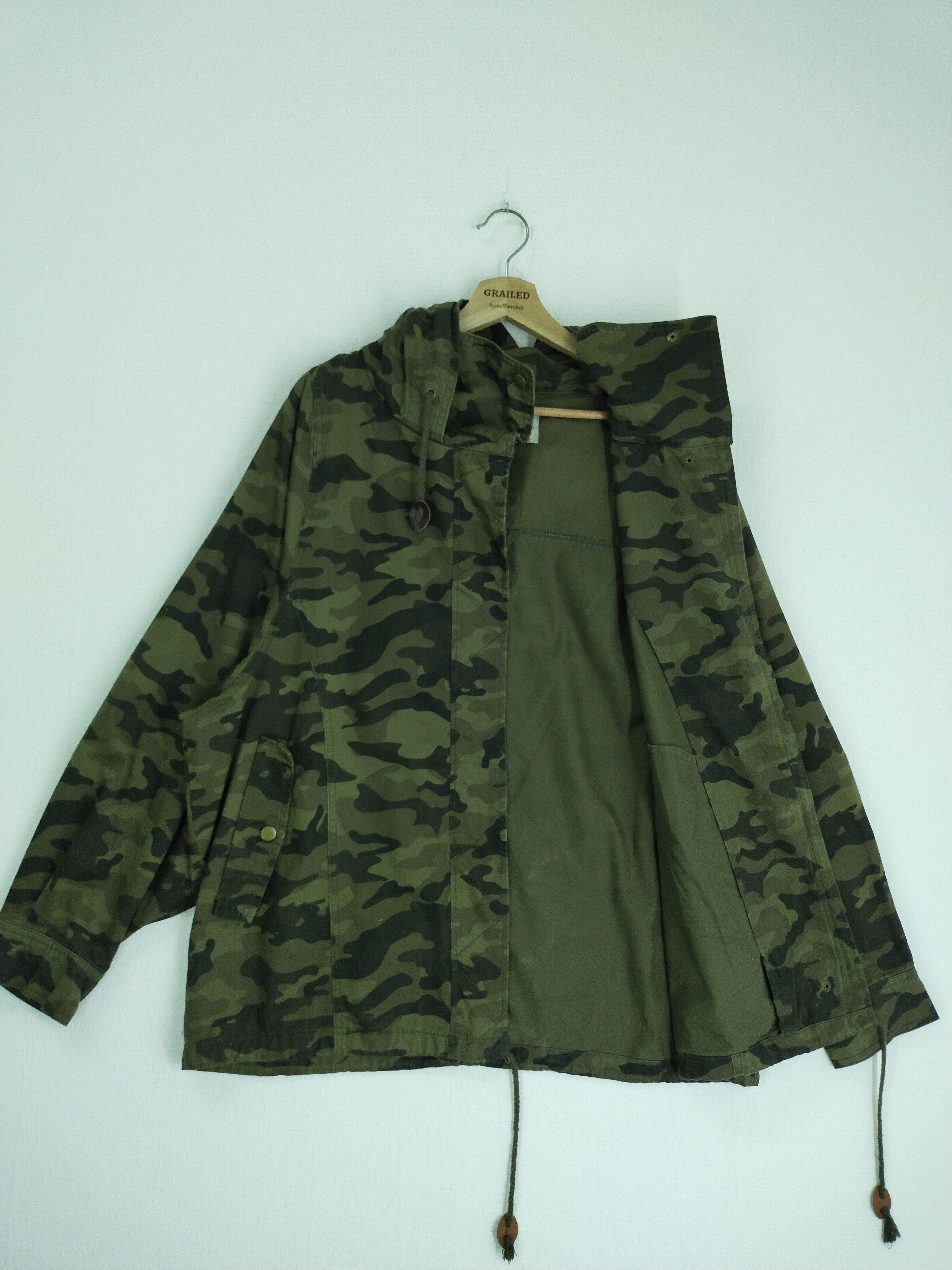 If Six Was Nine × Japanese Brand VINTAGE N'OR LABEL PARKA CAMO HOODIE JACKET Size US L / EU 52-54 / 3 - 5 Thumbnail