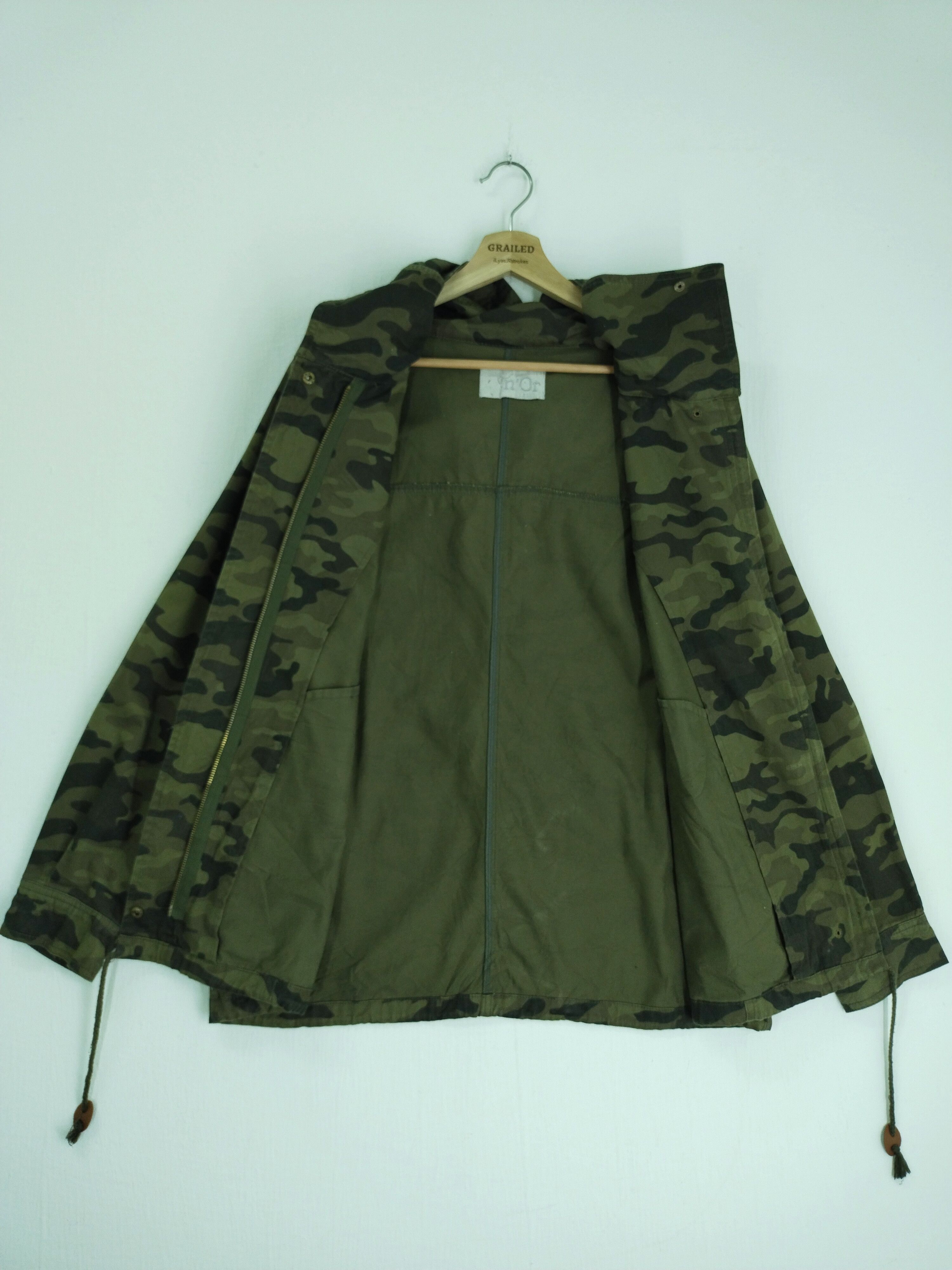 If Six Was Nine × Japanese Brand VINTAGE N'OR LABEL PARKA CAMO HOODIE JACKET Size US L / EU 52-54 / 3 - 6 Thumbnail