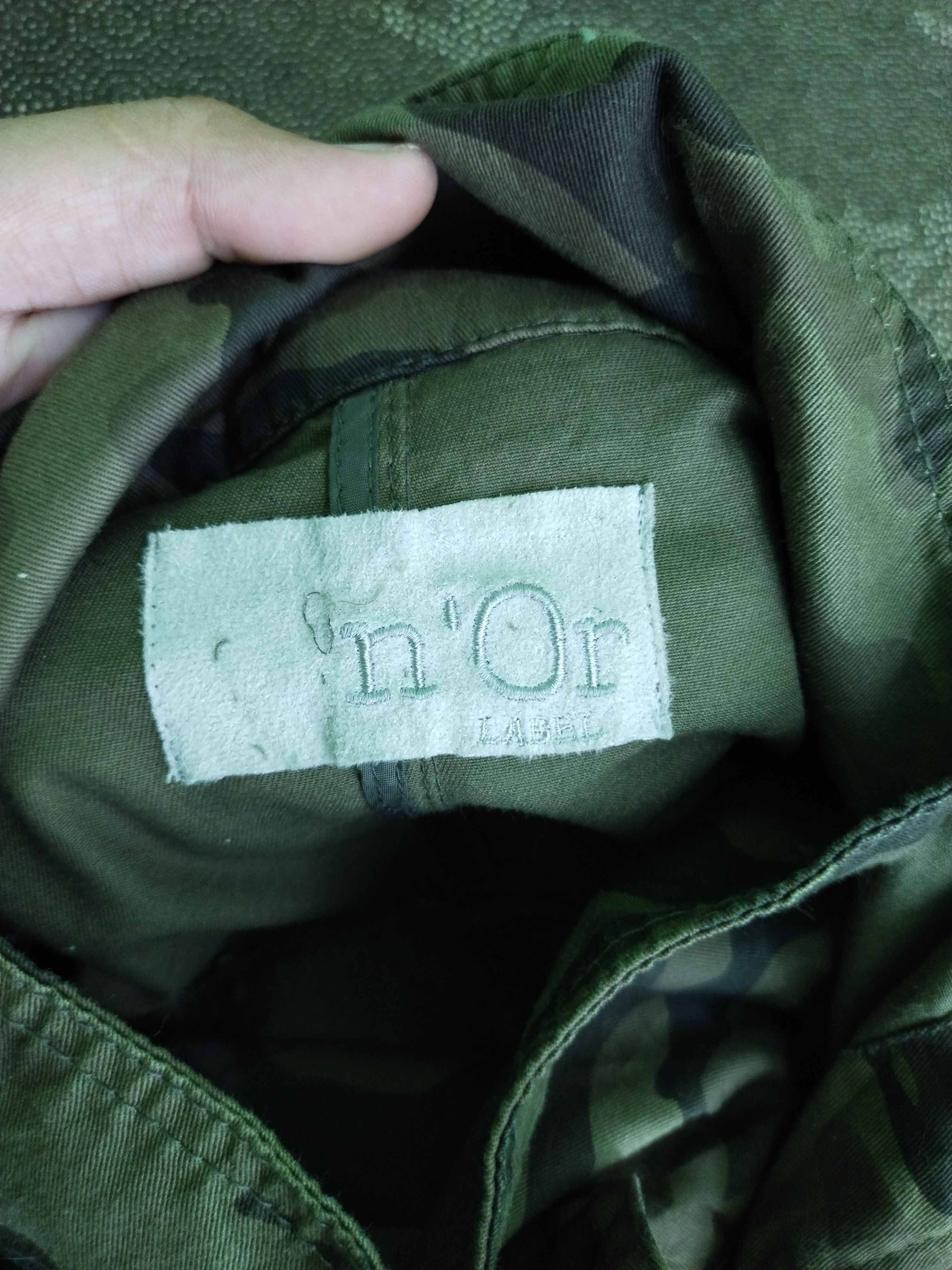 If Six Was Nine × Japanese Brand VINTAGE N'OR LABEL PARKA CAMO HOODIE JACKET Size US L / EU 52-54 / 3 - 10 Thumbnail