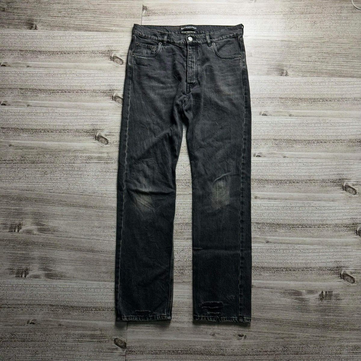 image of Balenciaga “Corso’Como” Jeans in Black, Men's (Size 30)