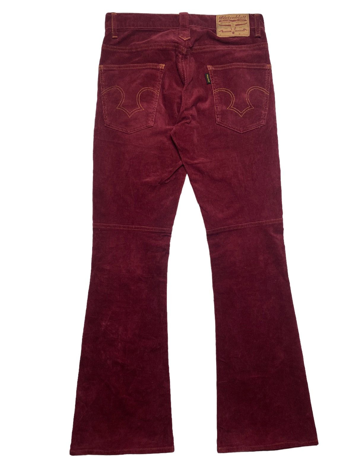Japanese Brand Blutenblatt Flared Corduroy Pants | Grailed