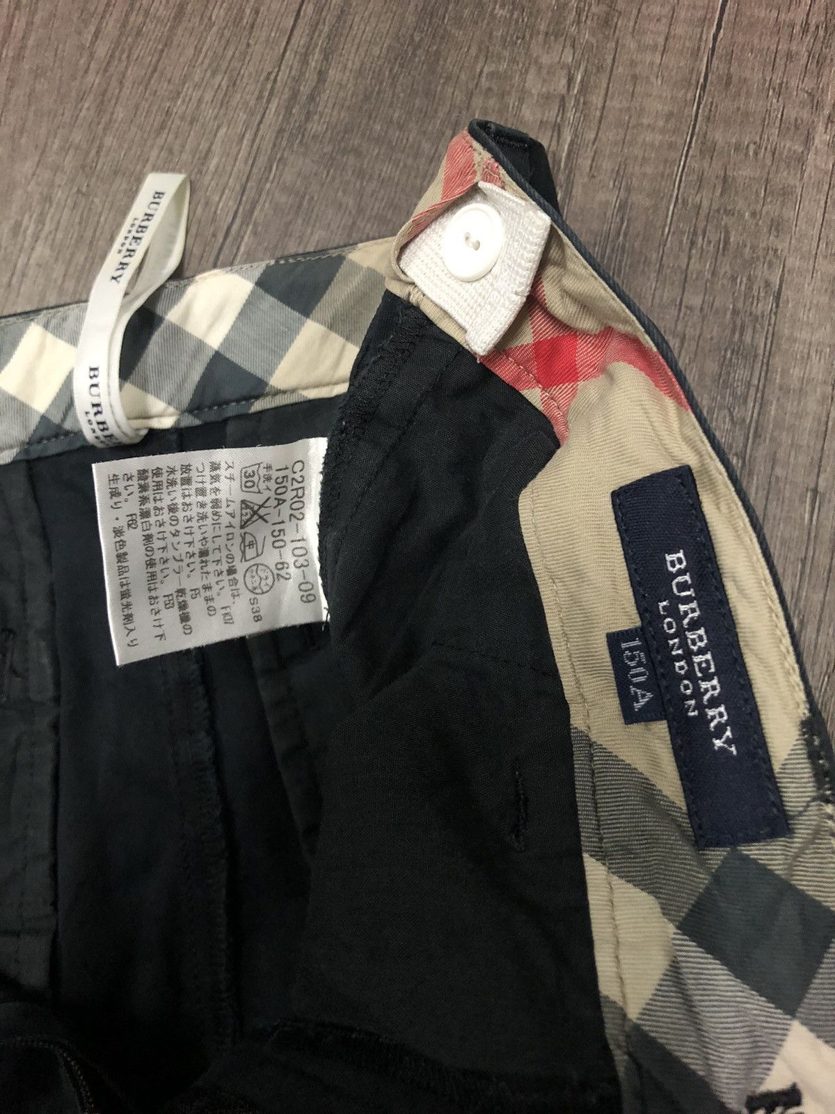 Burberry × Vintage Burberry London Smart Casual Pants Size 27" / US 4 / IT 40 - 4 Thumbnail