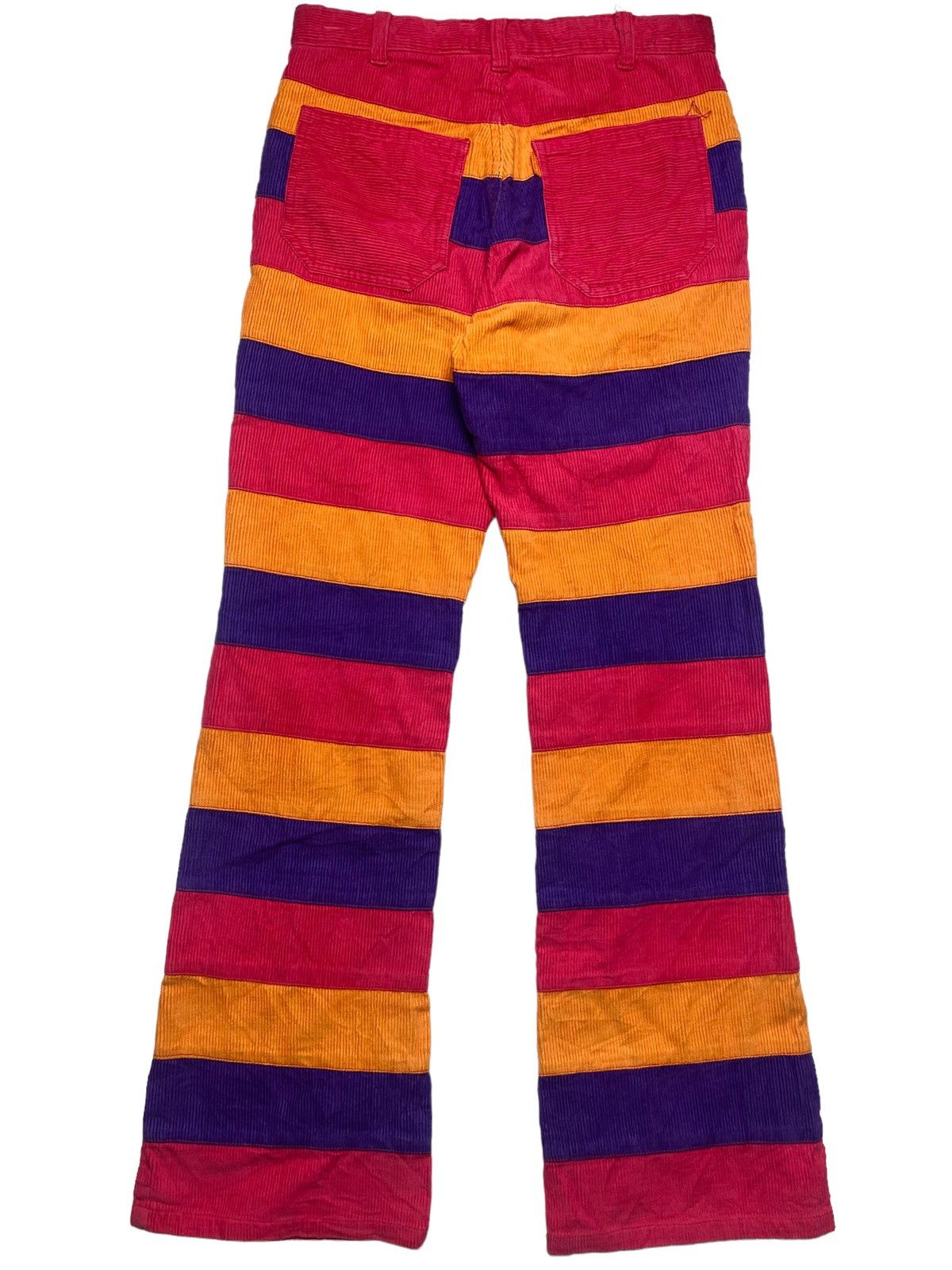 Hysteric Glamour 2000s Chumchum - Multicolor Hagi Flared Corduroy Pants Size US 28 / EU 44 - 2 Thumbnail