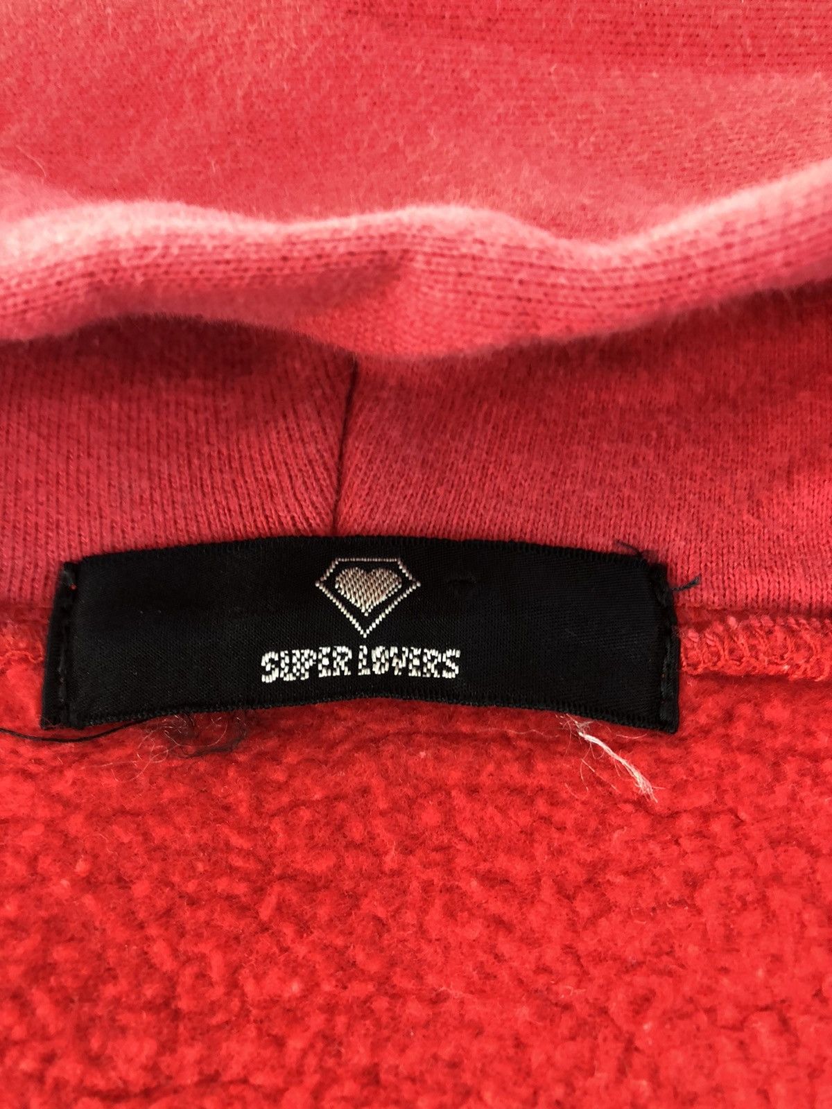 Japanese Brand × Vintage Hype 90s Superlovers Love Is The Message Big Logo Hoodies Size US M / EU 48-50 / 2 - 7 Thumbnail