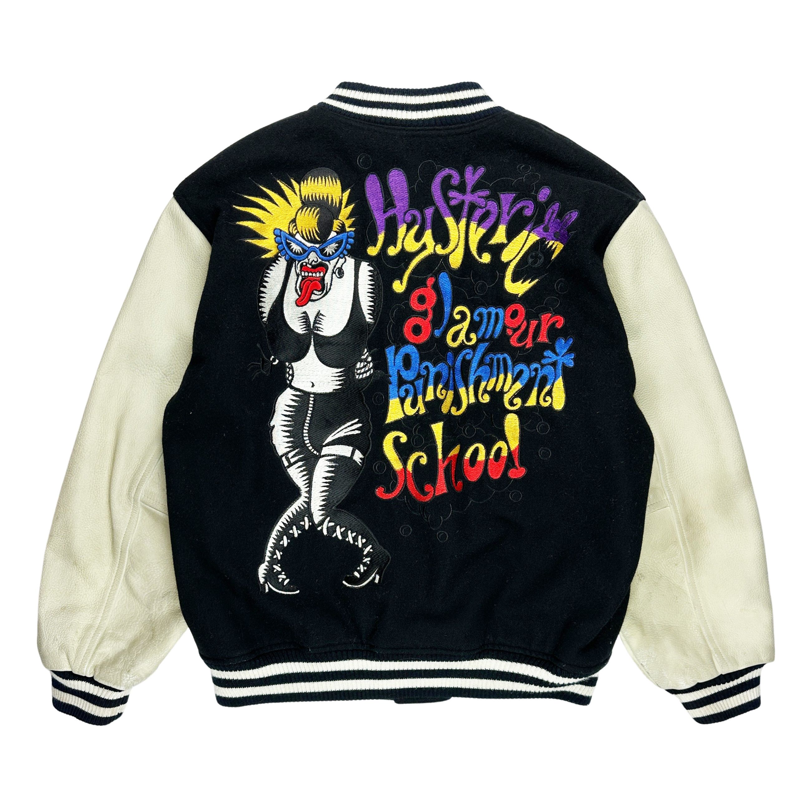 Hysteric Glamour 90's Punishment School Varsity Jacket Size US L / EU 52-54 / 3 - 2 Thumbnail