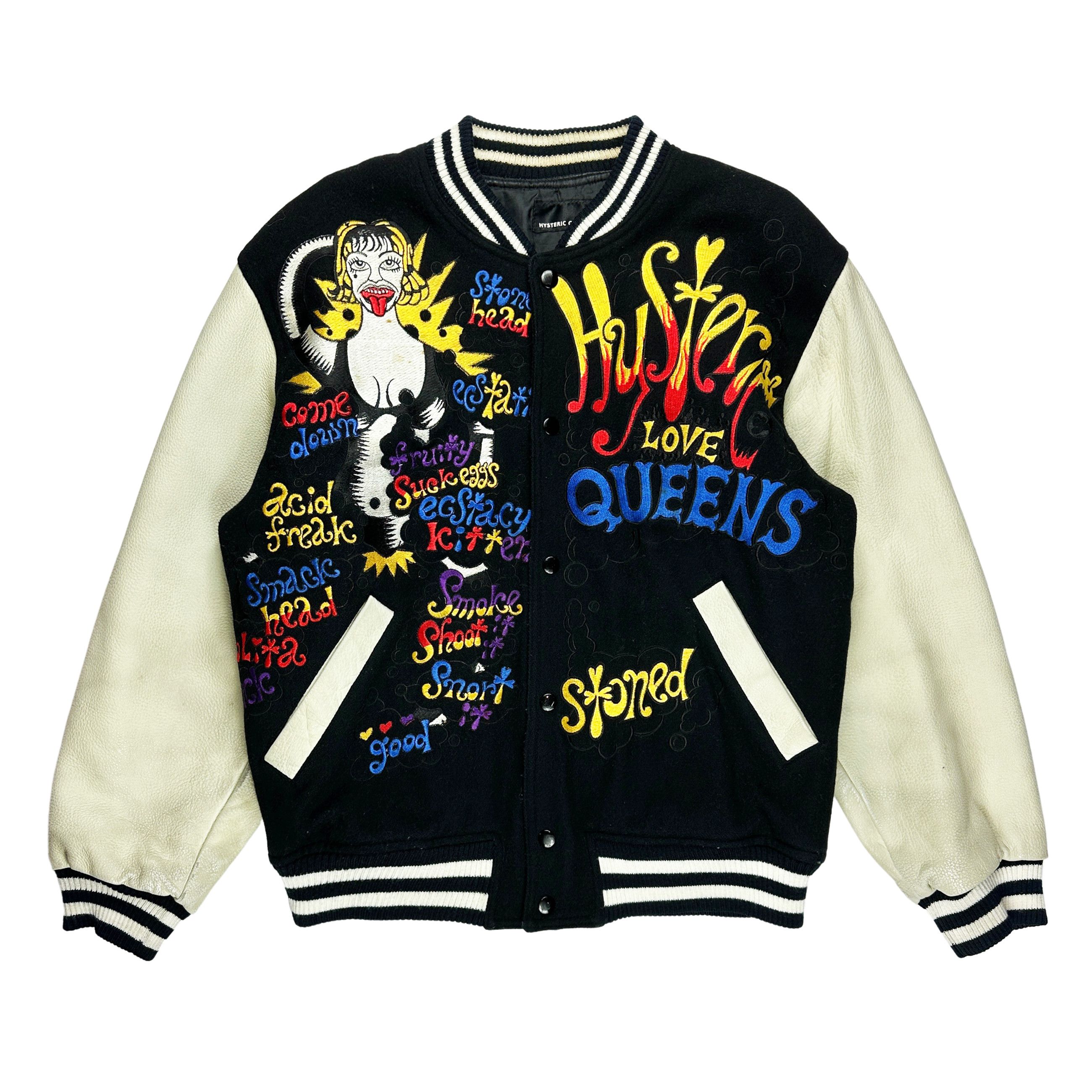 Hysteric Glamour 90's Punishment School Varsity Jacket Size US L / EU 52-54 / 3 - 1 Thumbnail