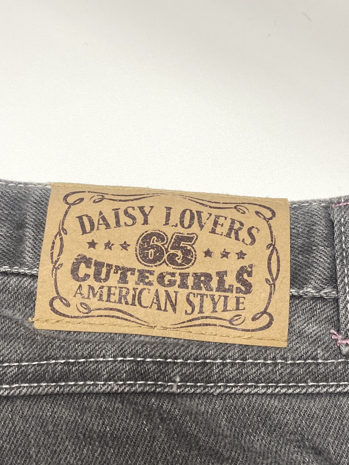 Japanese Brand 2000s Daisy Lovers - Bambi Flared Denim Pants Size 26" / US 2 / IT 38 - 8 Thumbnail