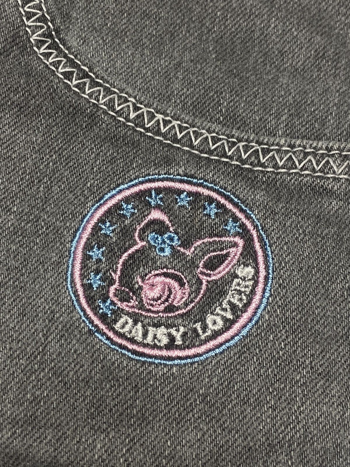 Japanese Brand 2000s Daisy Lovers - Bambi Flared Denim Pants Size 26" / US 2 / IT 38 - 5 Thumbnail