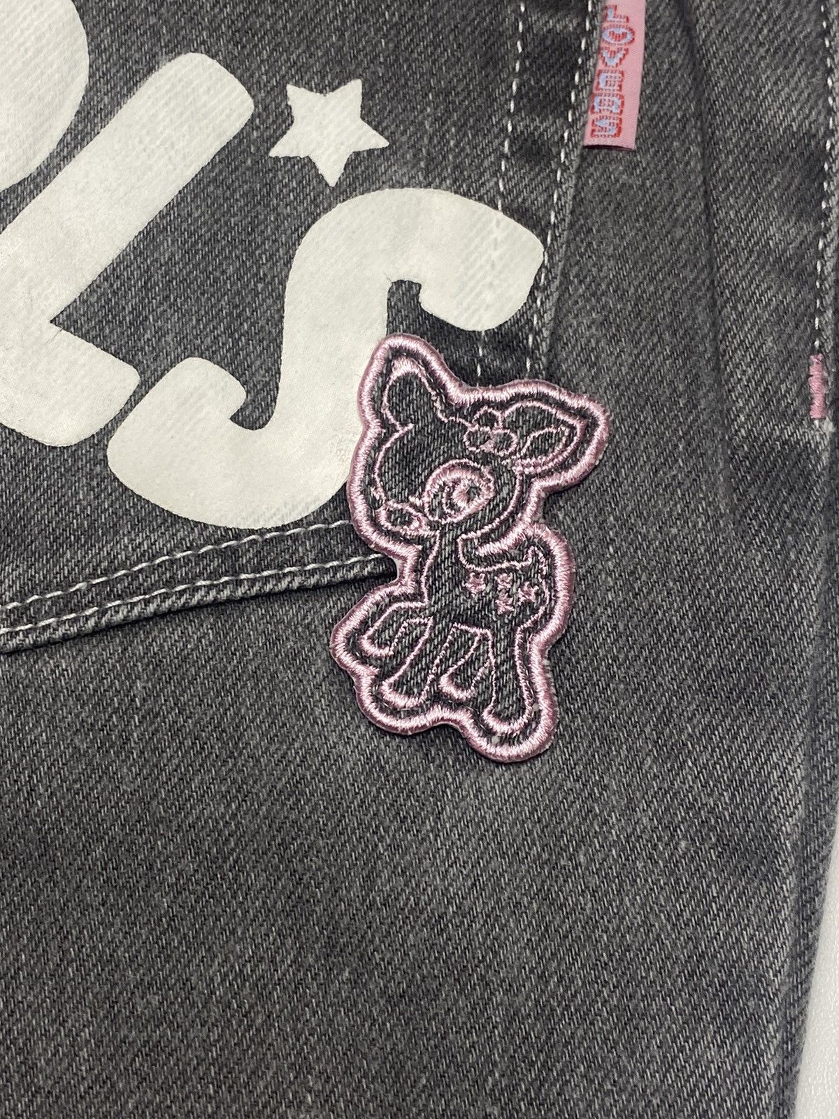 Japanese Brand 2000s Daisy Lovers - Bambi Flared Denim Pants Size 26" / US 2 / IT 38 - 9 Thumbnail