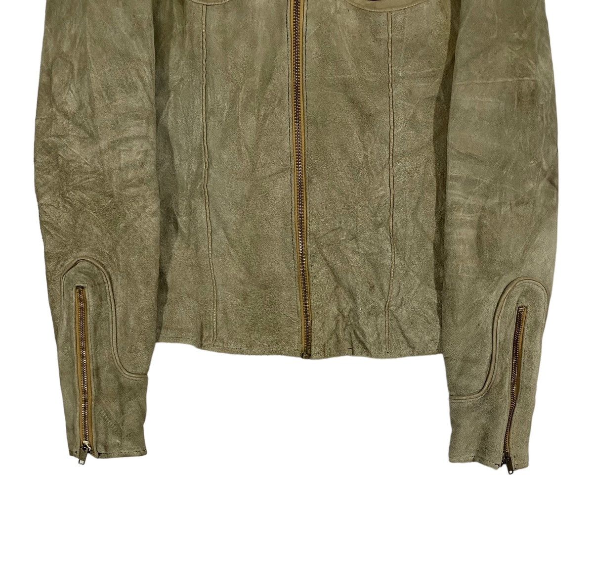 Vintage Vtg🔥Leather Suede Patterned American Style Cowboy Jacket Size US M / EU 48-50 / 2 - 5 Thumbnail