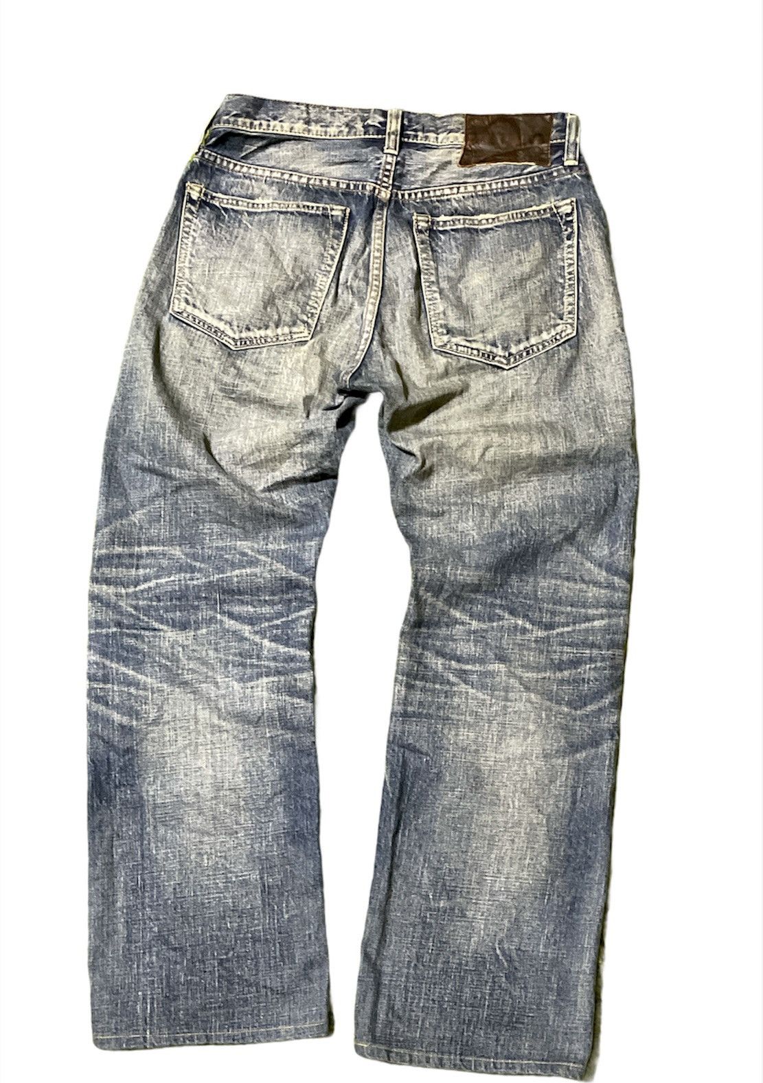 Japanese Brand John Bull Distressed look Selvaged Size US 32 / EU 48 - 2 Thumbnail