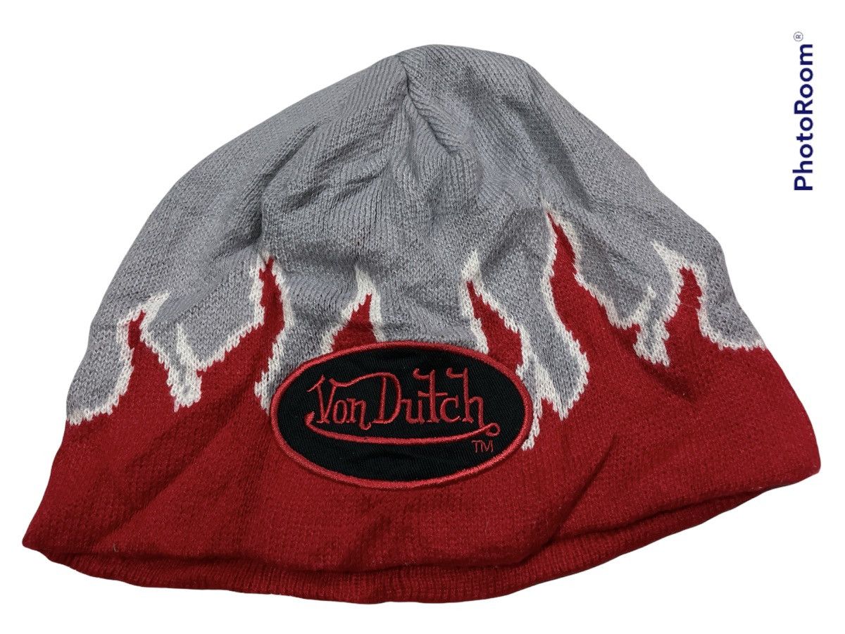 Von Dutch Rare Von Dutch Flames Design Bennie Size ONE SIZE - 1 Thumbnail