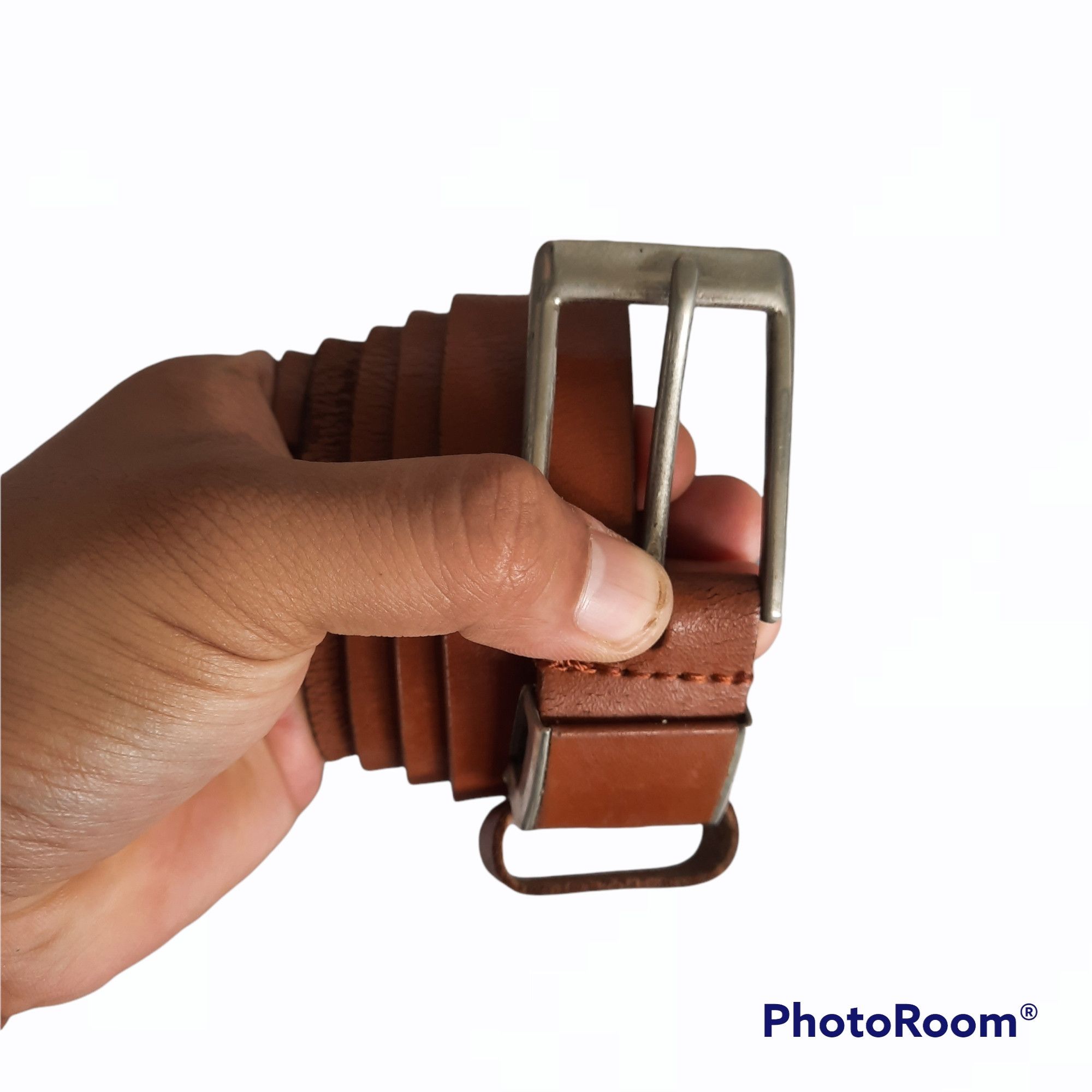 image of Buckle x Lee Vintage Lee Jeans Leather Belt, Men's