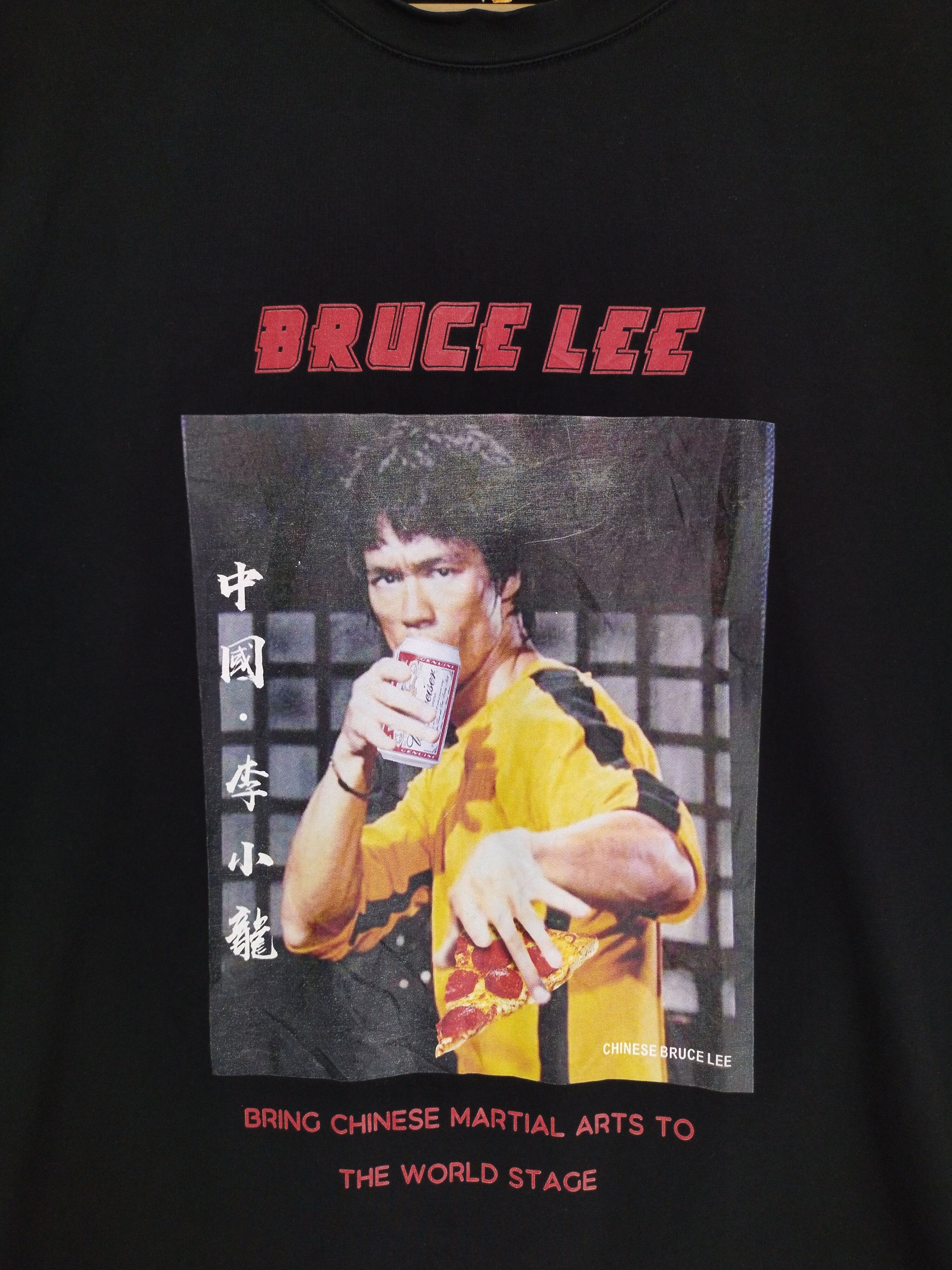 Vintage VINTAGE BRUCE LEE ARTS FIGHTING SHIRT TEE Size US M / EU 48-50 / 2 - 2 Thumbnail