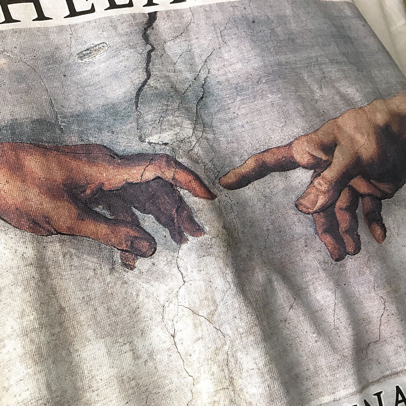 Other Michelangelo Vintage Renaissance Art Creation Of Adam Tee Size US XXL / EU 58 / 5 - 5 Thumbnail