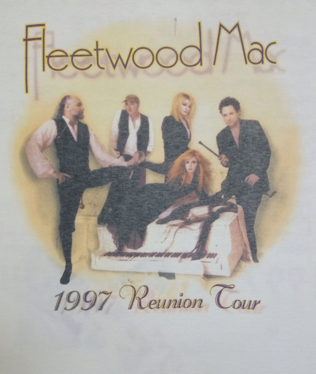 Band Tees Vintage Fleetwood Mac 1997 Reunion Tour T-shirt Size US L / EU 52-54 / 3 - 5 Thumbnail