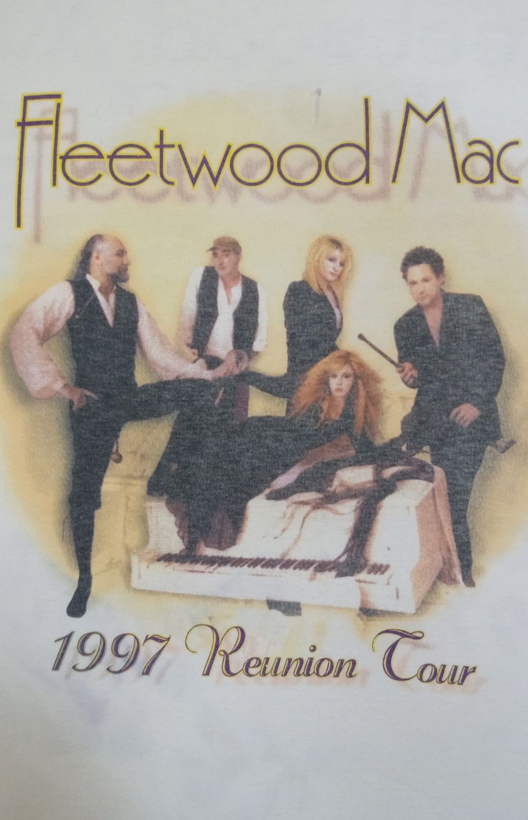 Band Tees Vintage Fleetwood Mac 1997 Reunion Tour T-shirt Size US L / EU 52-54 / 3 - 11 Thumbnail