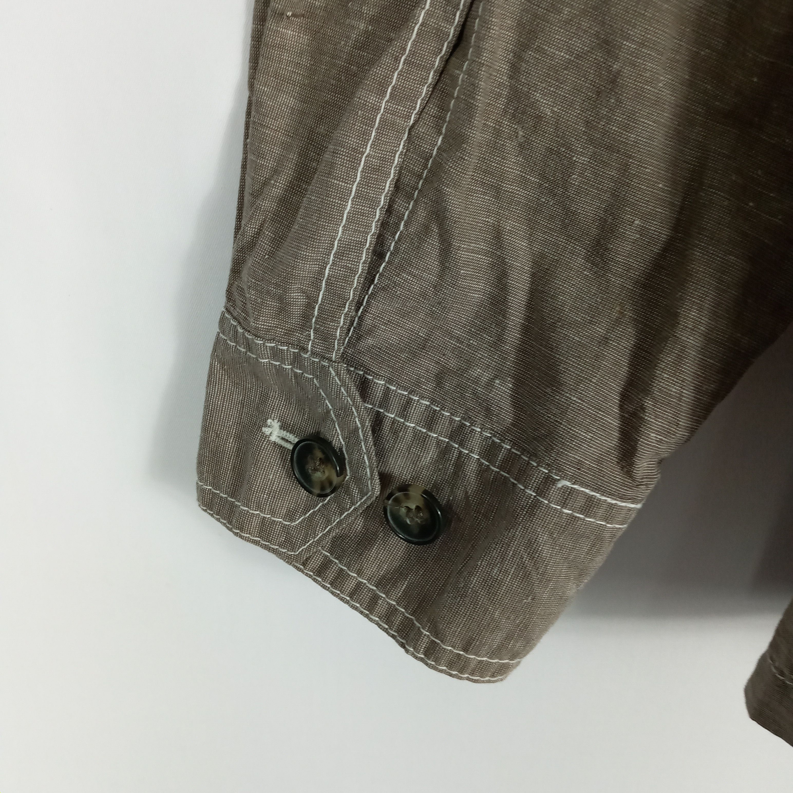 Designer × Vintage Gianni Valentino Button Shirt Work Wear Style Size US M / EU 48-50 / 2 - 11 Thumbnail