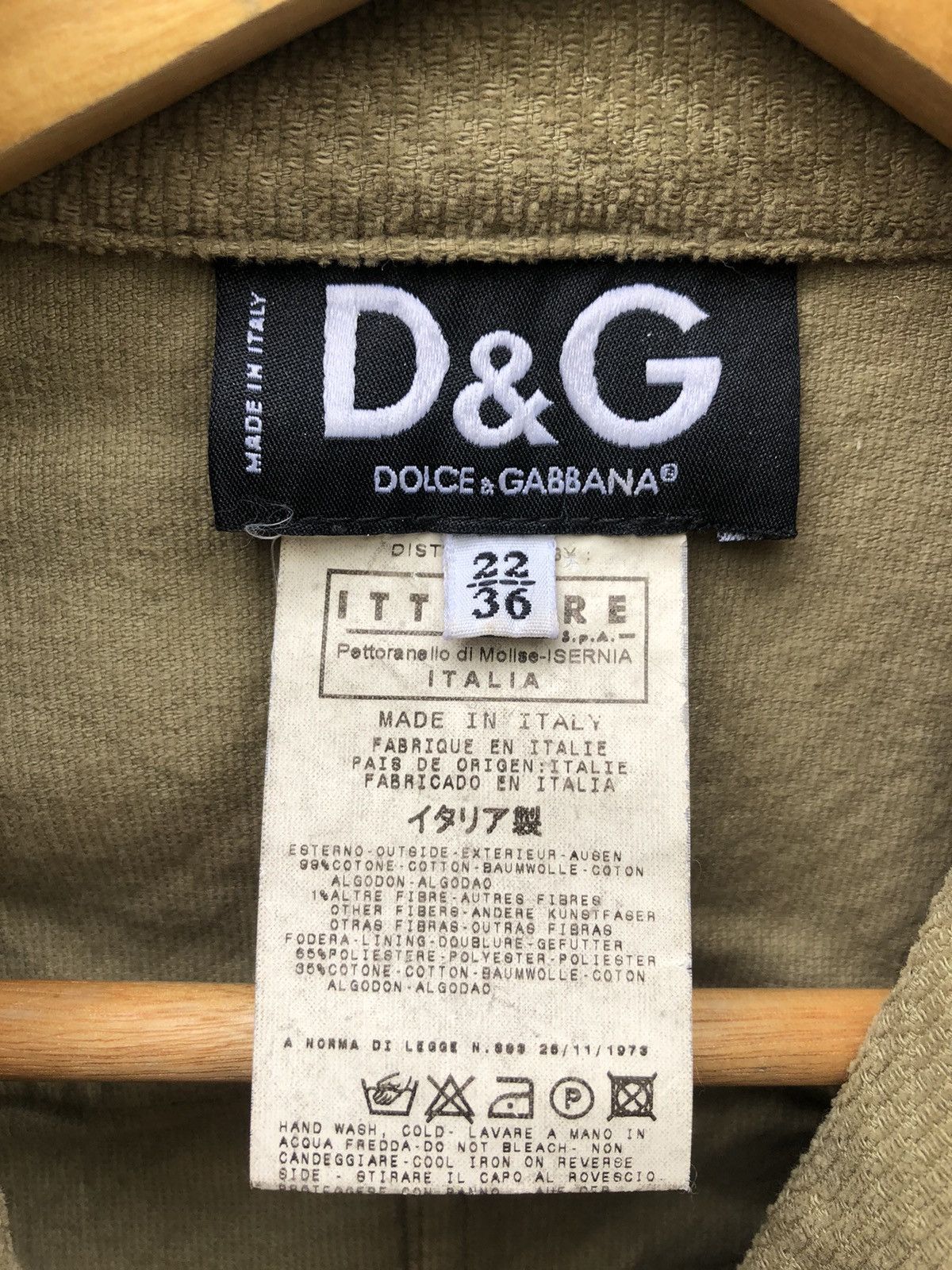 Dolce & Gabbana 🟡Dolce& Gabbana indigo Coat Cropped Size XXL / US 16-18 / IT 52-54 - 8 Thumbnail