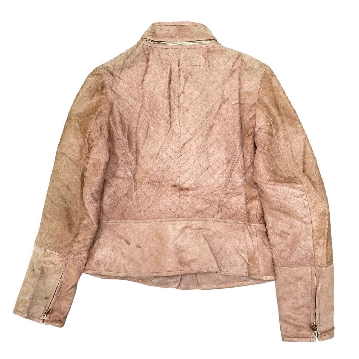 Salvatore Ferragamo Very Rare Salvatore Ferragamo Calf Skin Leather Jacket Size M / US 6-8 / IT 42-44 - 11 Thumbnail