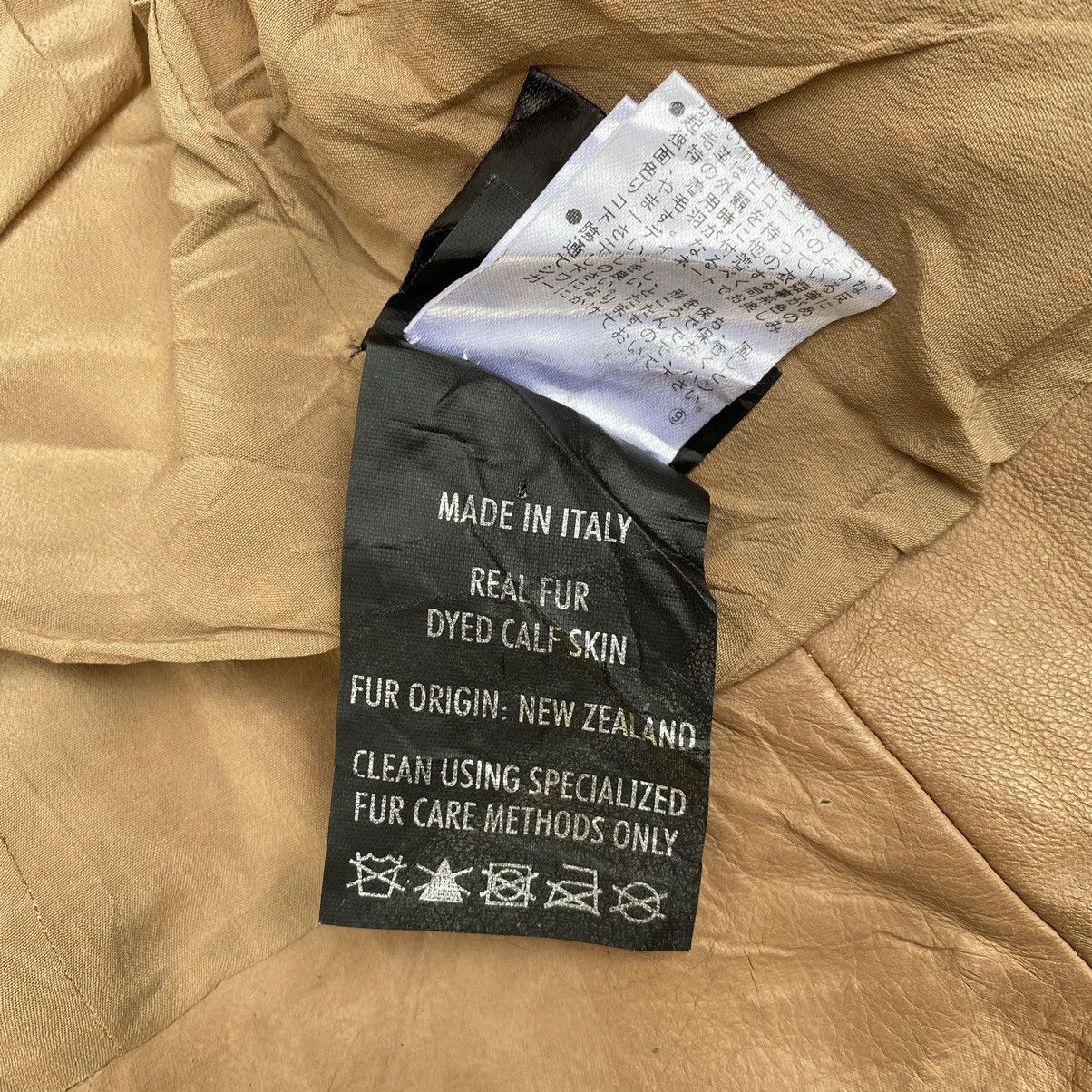 Salvatore Ferragamo Very Rare Salvatore Ferragamo Calf Skin Leather Jacket Size M / US 6-8 / IT 42-44 - 15 Thumbnail