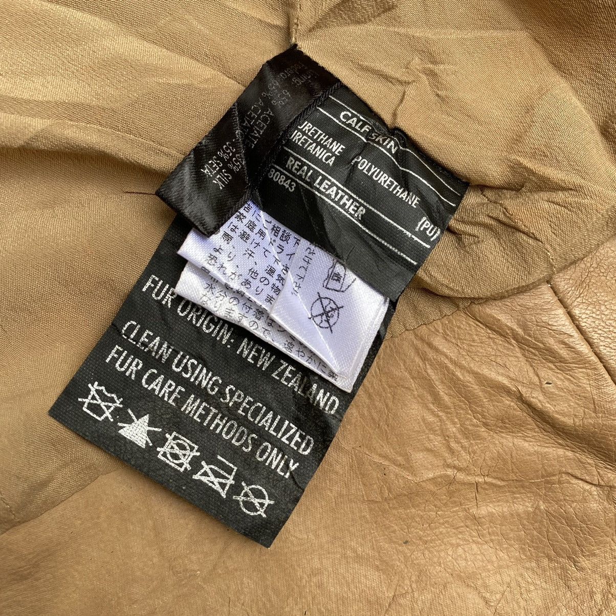 Salvatore Ferragamo Very Rare Salvatore Ferragamo Calf Skin Leather Jacket Size M / US 6-8 / IT 42-44 - 14 Thumbnail
