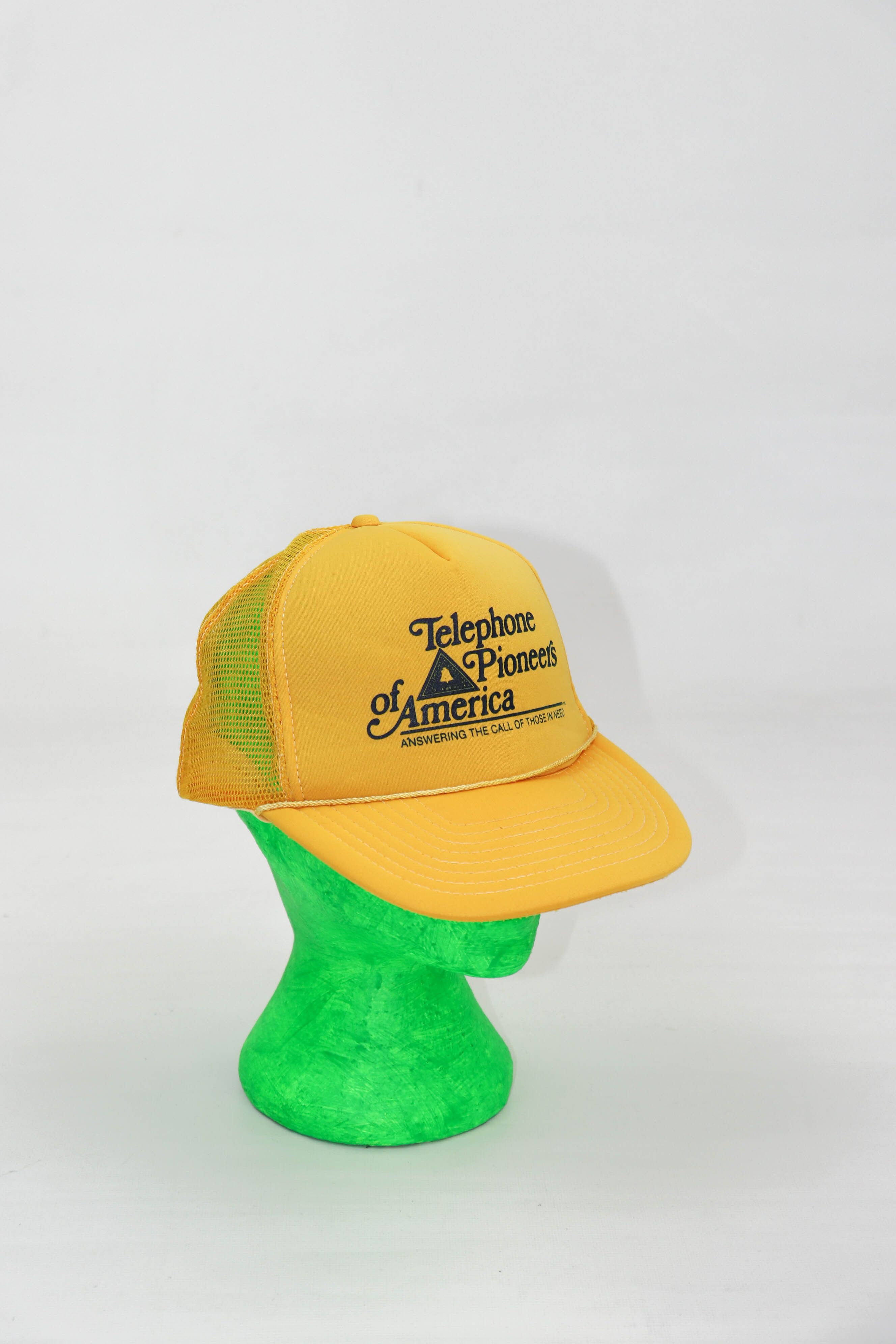 Vintage Telephone Pioneers of America Vintage 90s Trucker Cap Hat Size ONE SIZE - 4 Thumbnail