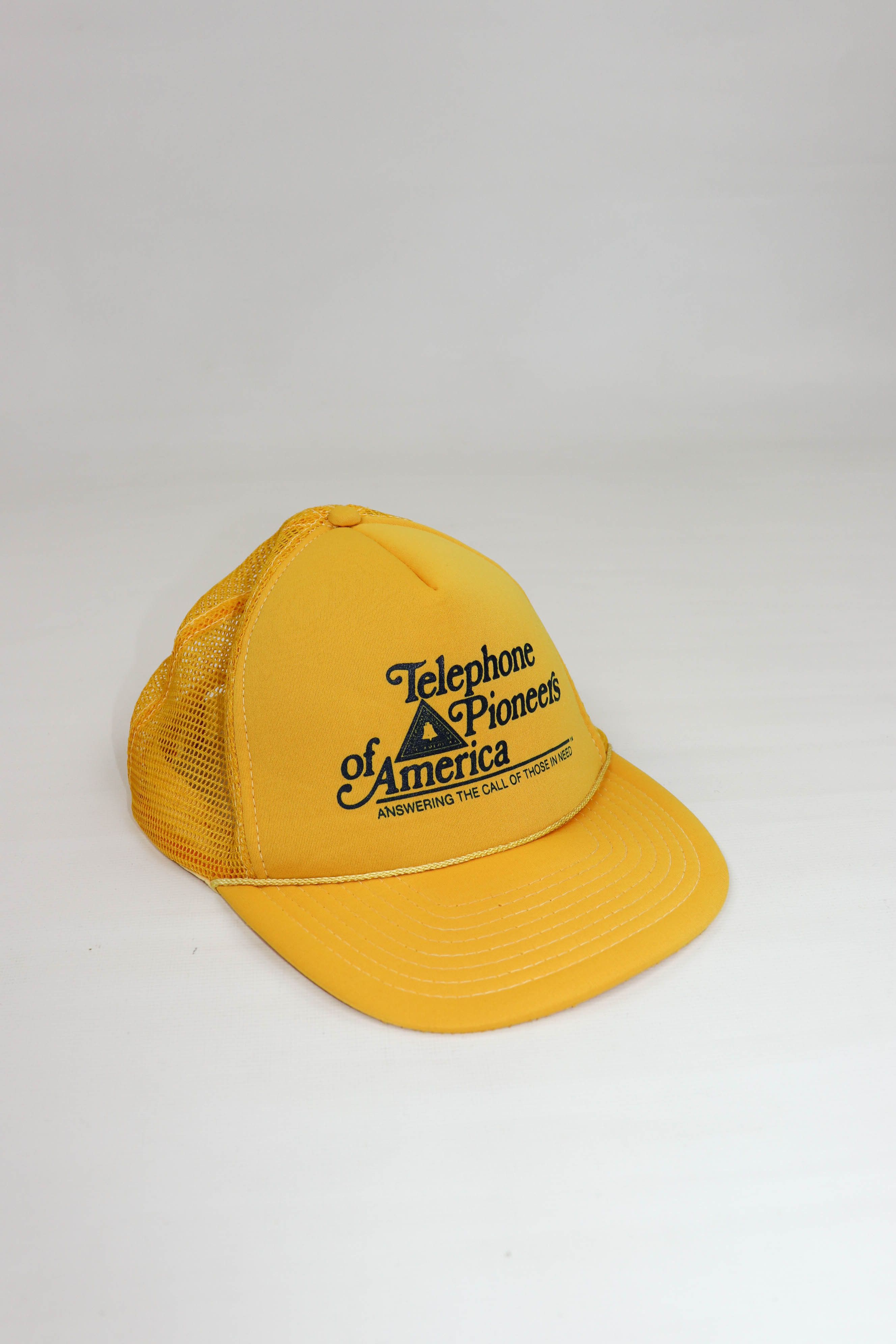 Vintage Telephone Pioneers of America Vintage 90s Trucker Cap Hat Size ONE SIZE - 1 Thumbnail
