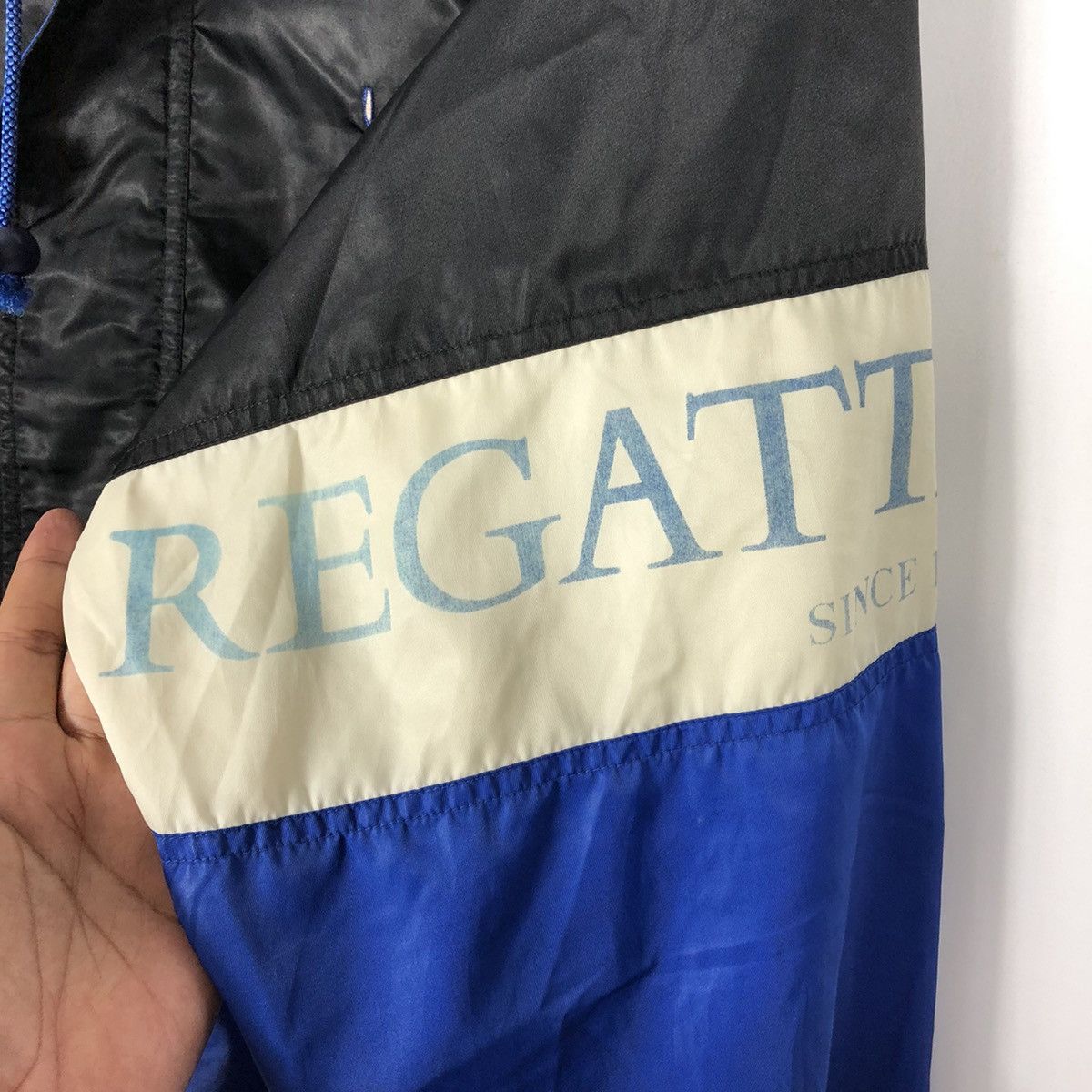 Japanese Brand × Vintage Vintage Regatta Club Buttons Zipper Hoodie Light Jacket Size US XL / EU 56 / 4 - 9 Thumbnail