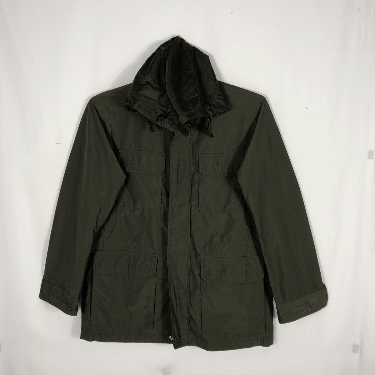 Japanese Brand × Uniqlo × Vintage Japanese Brand Uniqlo Four Pockets Military Hoodie Jacket Size US M / EU 48-50 / 2 - 1 Thumbnail