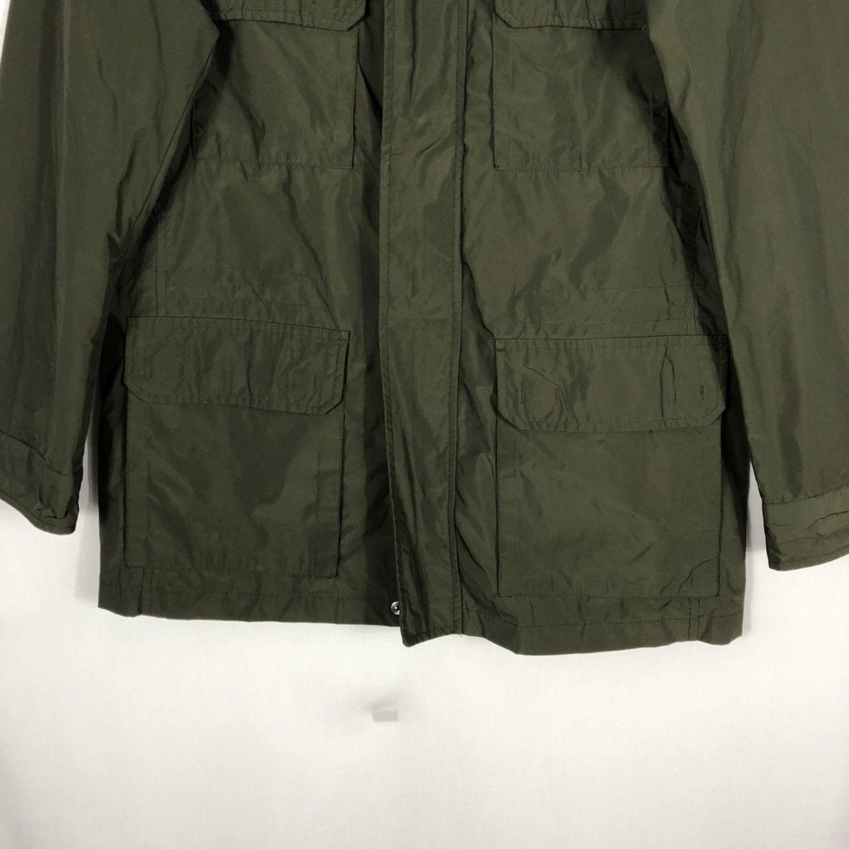 Japanese Brand × Uniqlo × Vintage Japanese Brand Uniqlo Four Pockets Military Hoodie Jacket Size US M / EU 48-50 / 2 - 4 Thumbnail