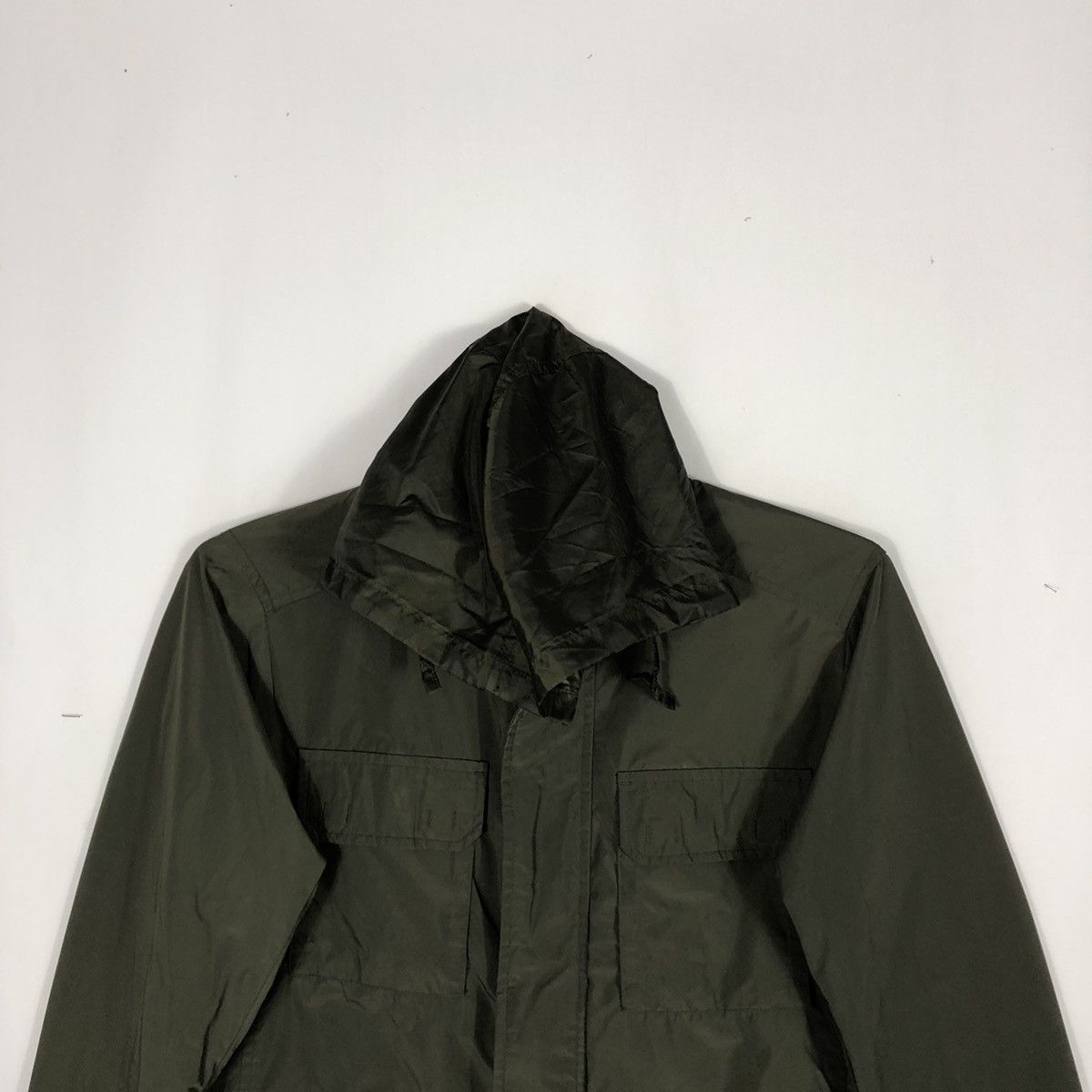Japanese Brand × Uniqlo × Vintage Japanese Brand Uniqlo Four Pockets Military Hoodie Jacket Size US M / EU 48-50 / 2 - 3 Thumbnail