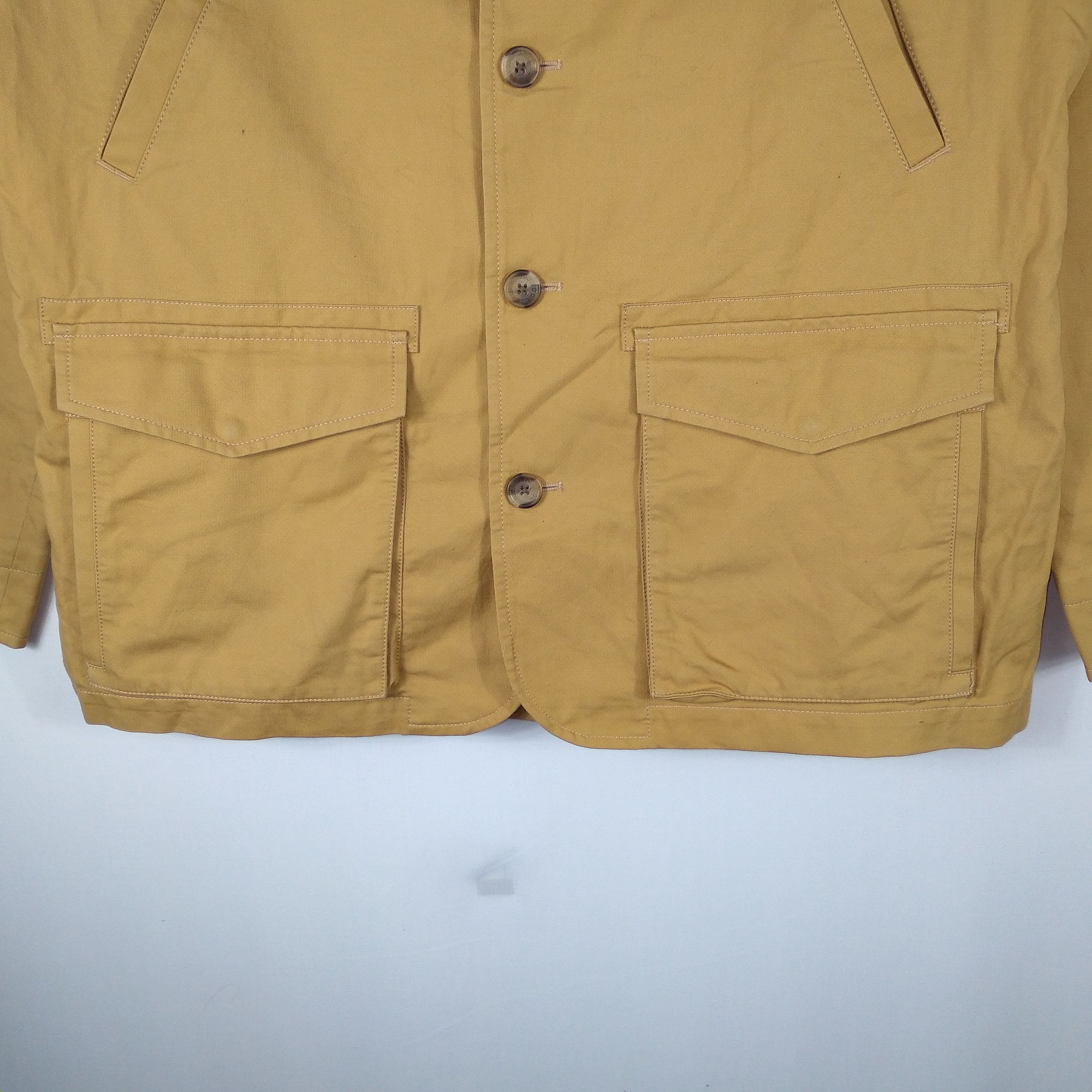 Designer × Eddie Bauer × Vintage Eddie Bauer Double Pocket Buttons Workwear Chore Jacket Size US M / EU 48-50 / 2 - 3 Thumbnail