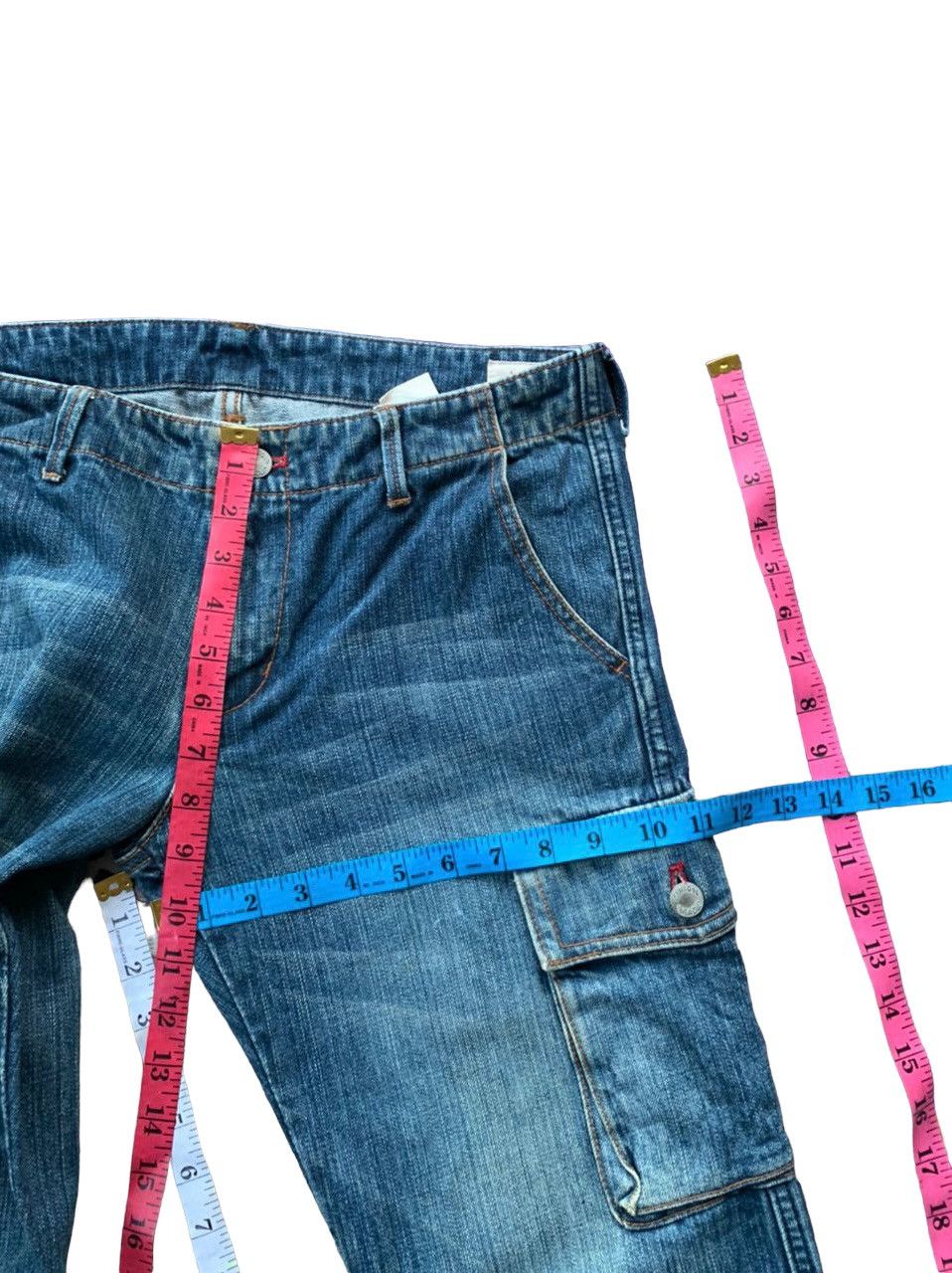 Japanese Brand Hiromichi Nakano Cargo Denim Size 33" - 17 Thumbnail