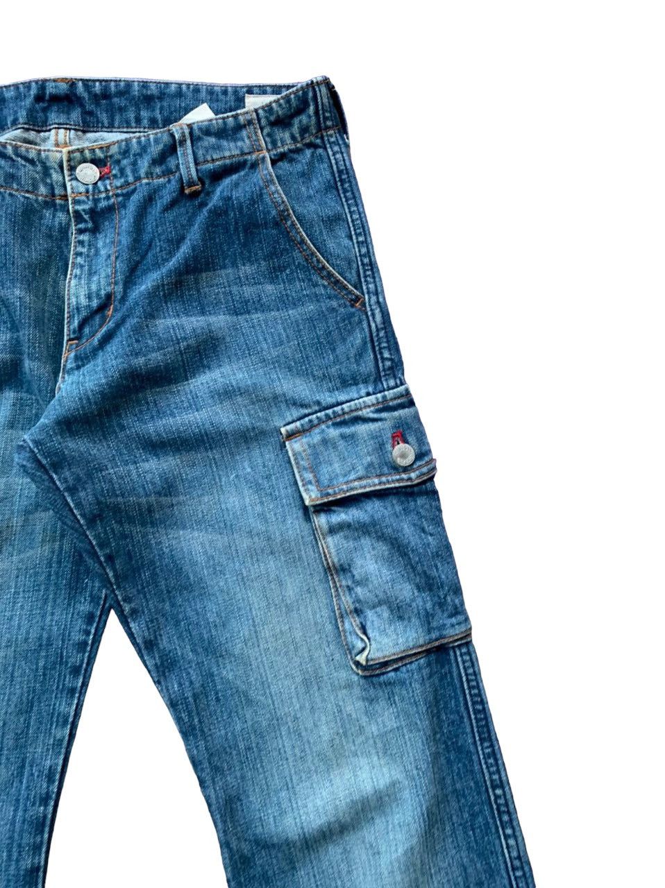 Japanese Brand Hiromichi Nakano Cargo Denim Size 33" - 5 Thumbnail