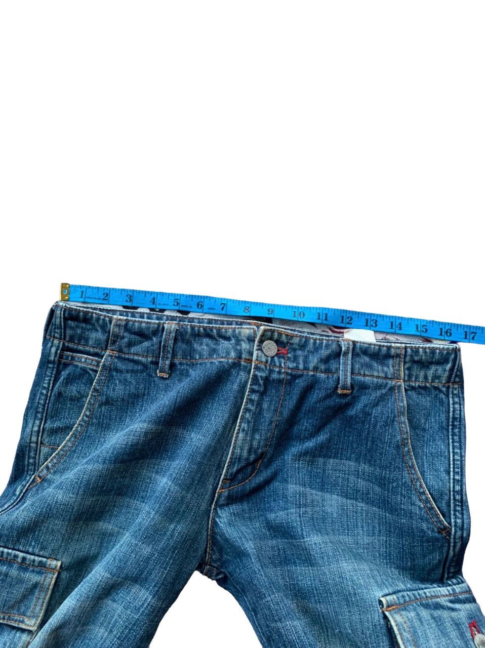 Japanese Brand Hiromichi Nakano Cargo Denim Size 33" - 15 Thumbnail