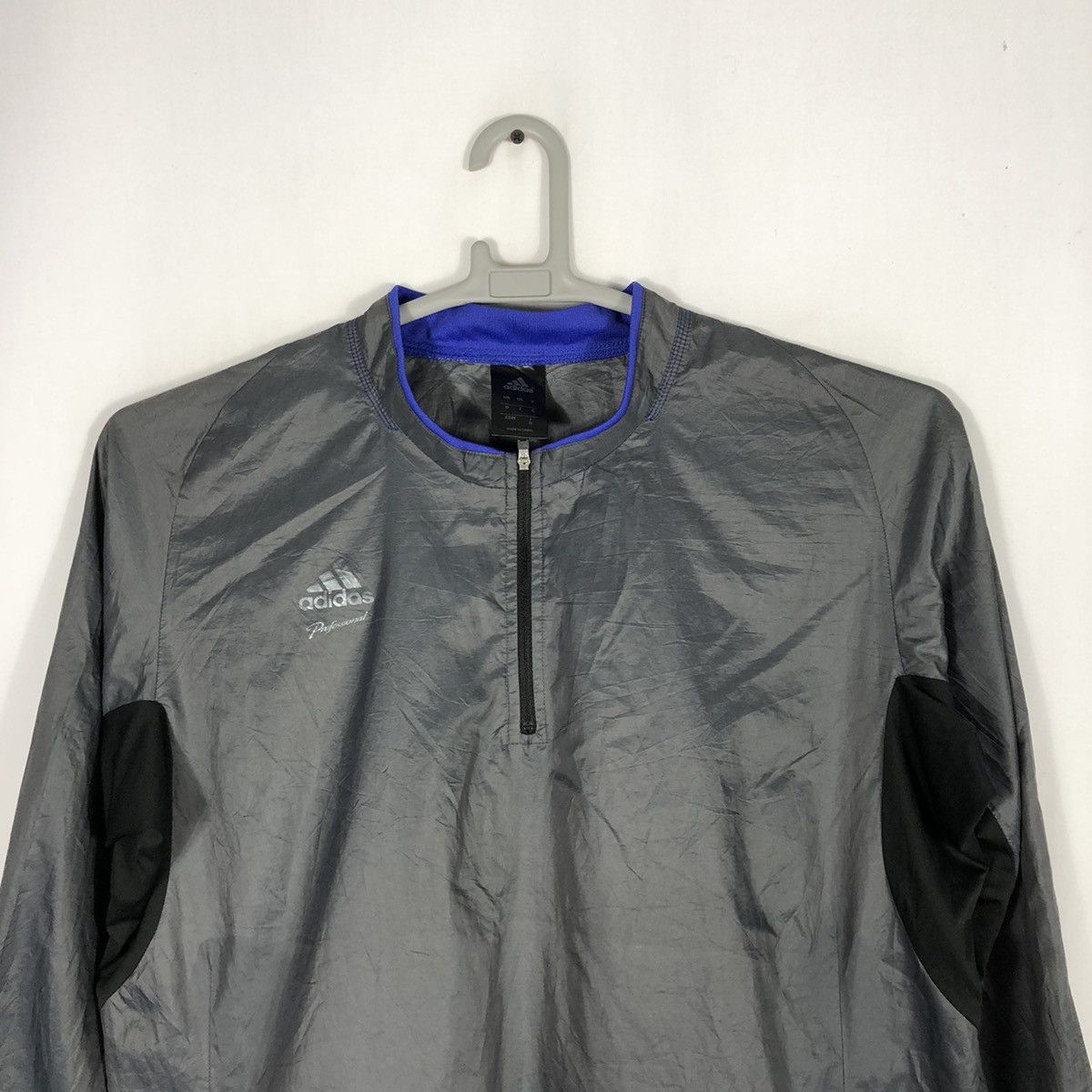 Adidas × Vintage Adidas Half Zipper Training Coach Windbreaker Jersey Size US L / EU 52-54 / 3 - 4 Thumbnail