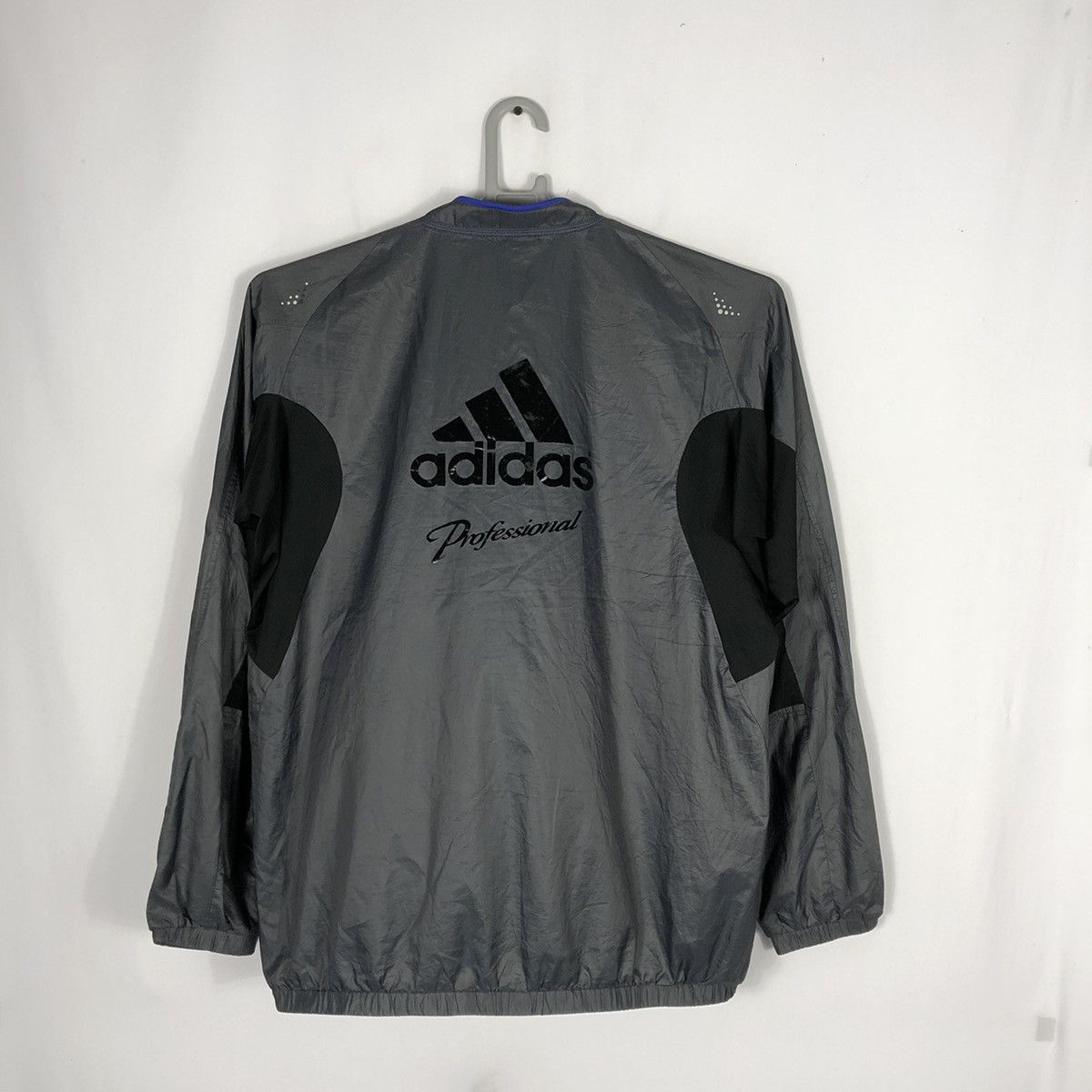Adidas × Vintage Adidas Half Zipper Training Coach Windbreaker Jersey Size US L / EU 52-54 / 3 - 1 Thumbnail